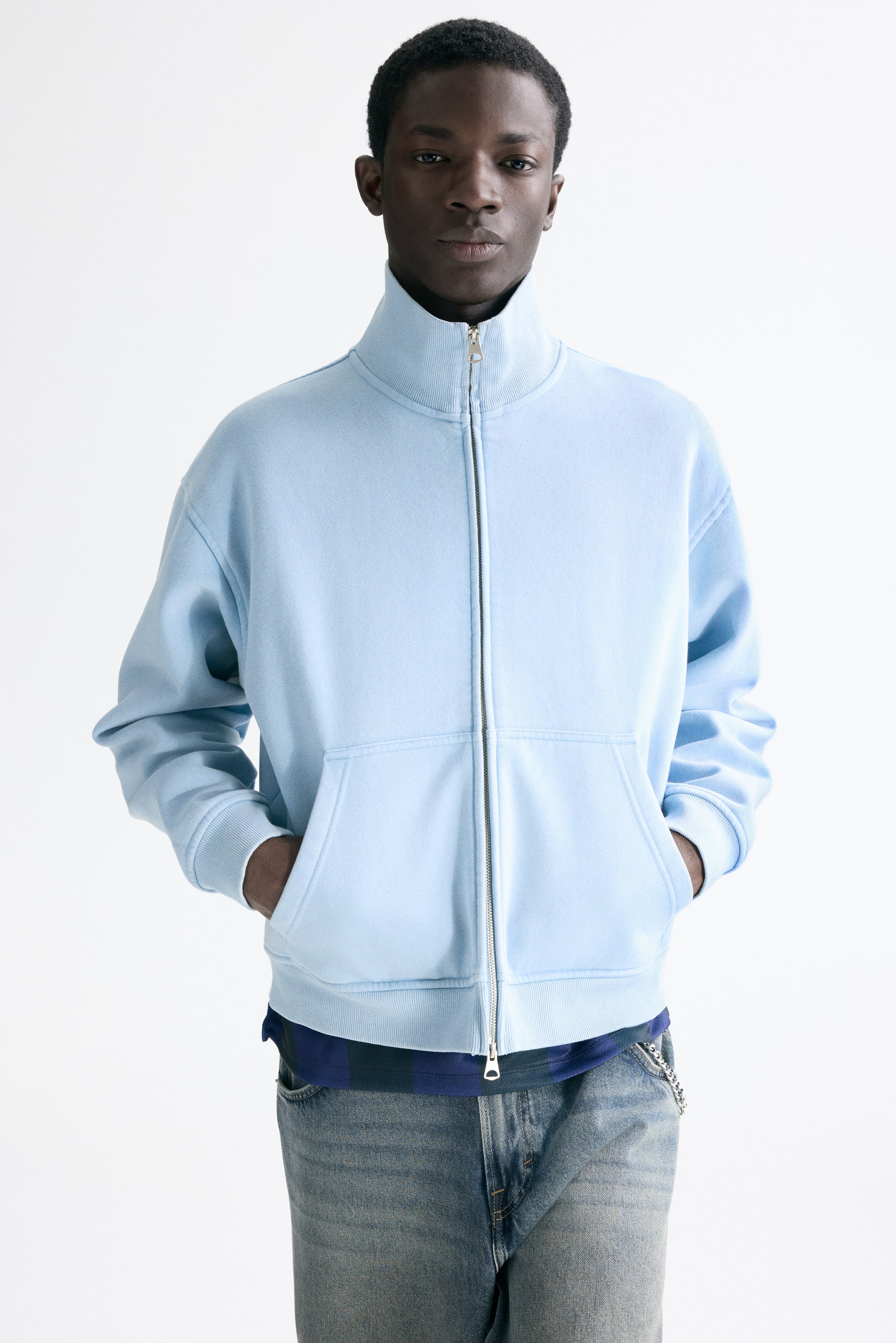 Grotere afbeelding bekijken: Boxy vest - Loose Fit - Lichtblauw - HEREN | H&M NL 3