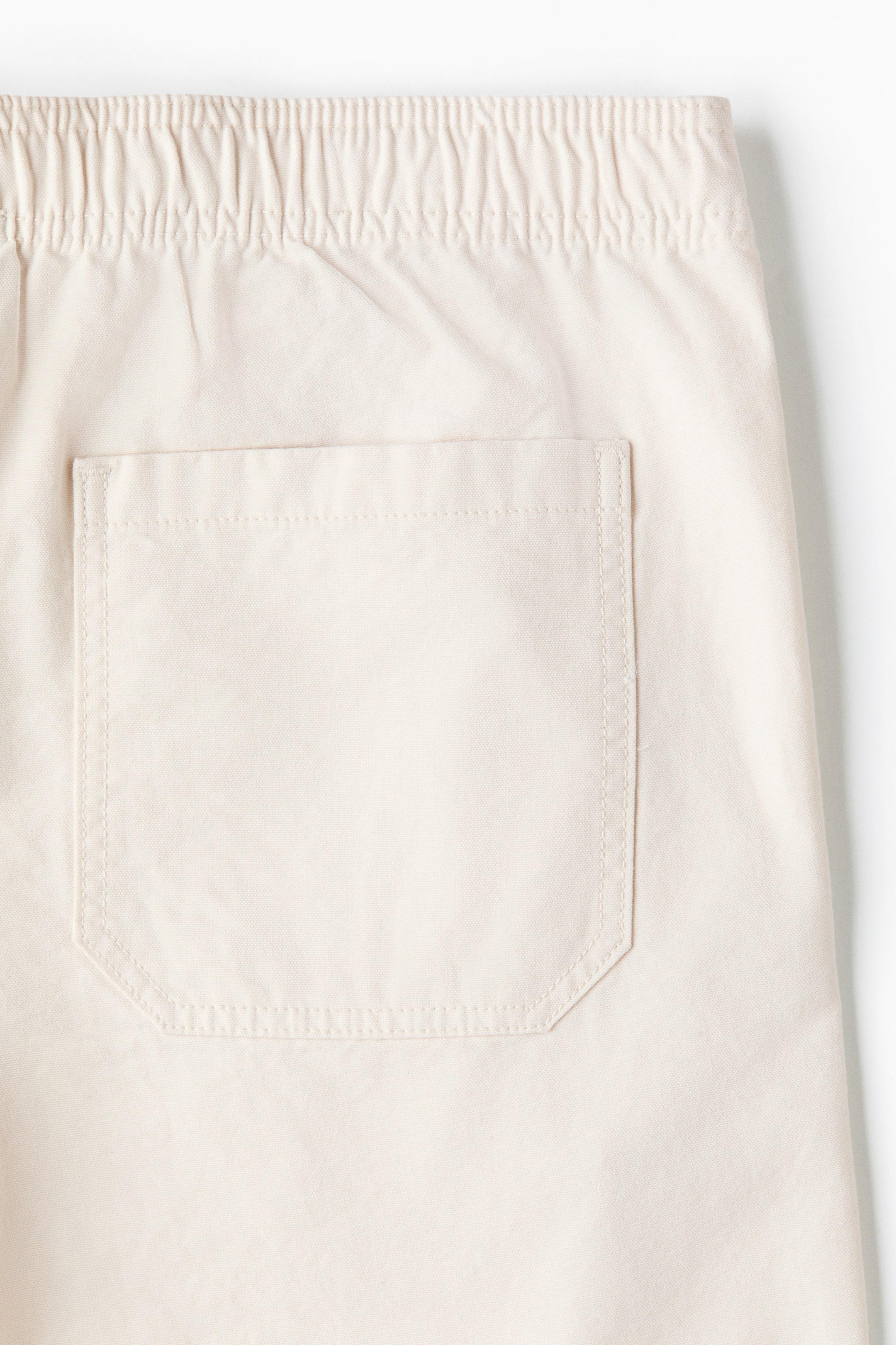 Pantalon ample en toile de coton