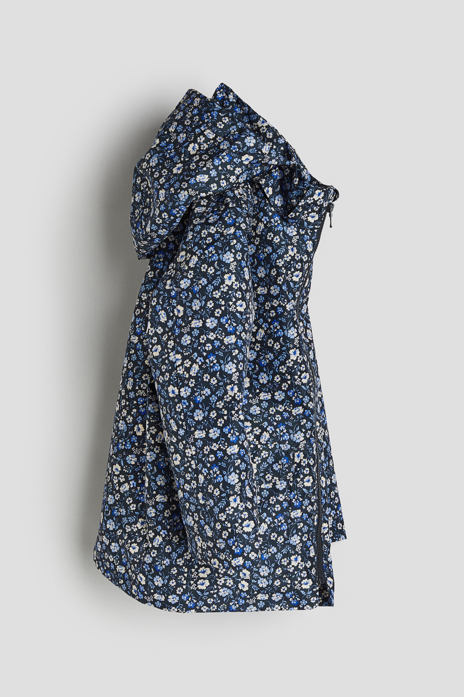 Water Repellent Shell Jacket - Dark blue/Floral - 4