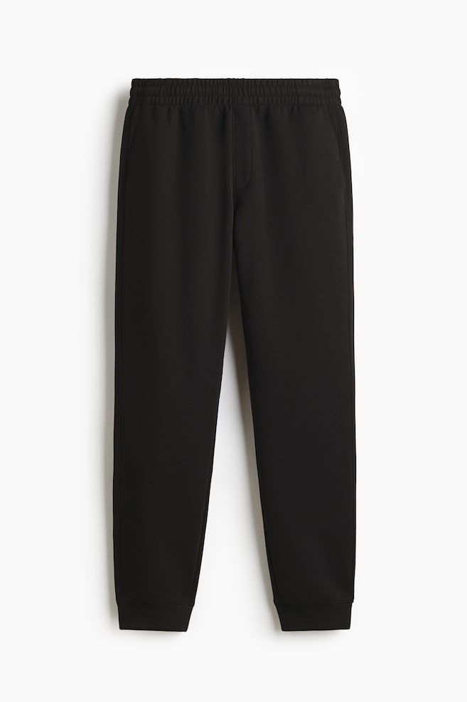 Regular Fit Interlock sweatpants - Black/Dark brown/Dark blue/Dark grey - 1