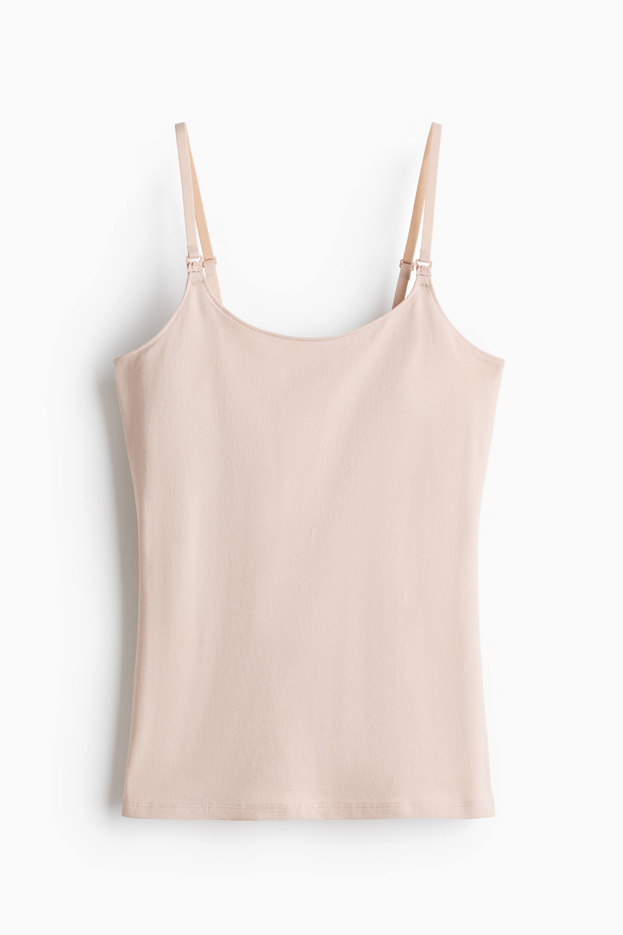 Переглянути збільшене зображення: MAMA Топ для годування на бретелях - Бежевий - Ladies | H&M UA 1