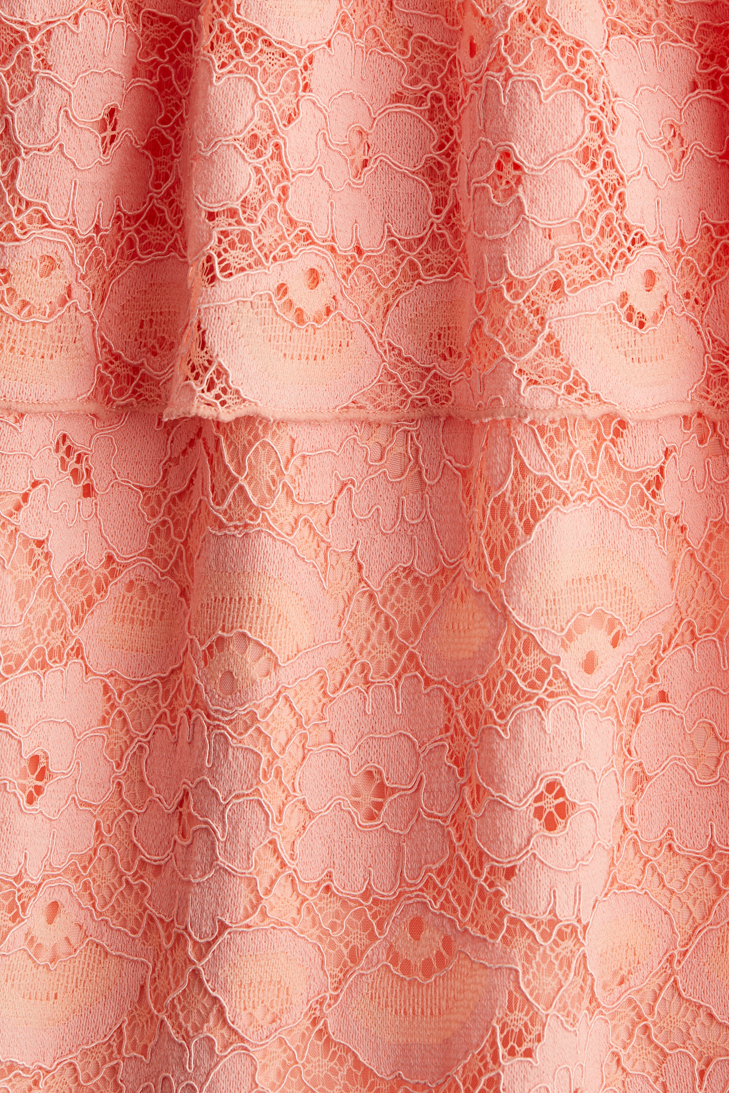 chinese dress ladies Farida Peach Lace Maxi Dress - US 18