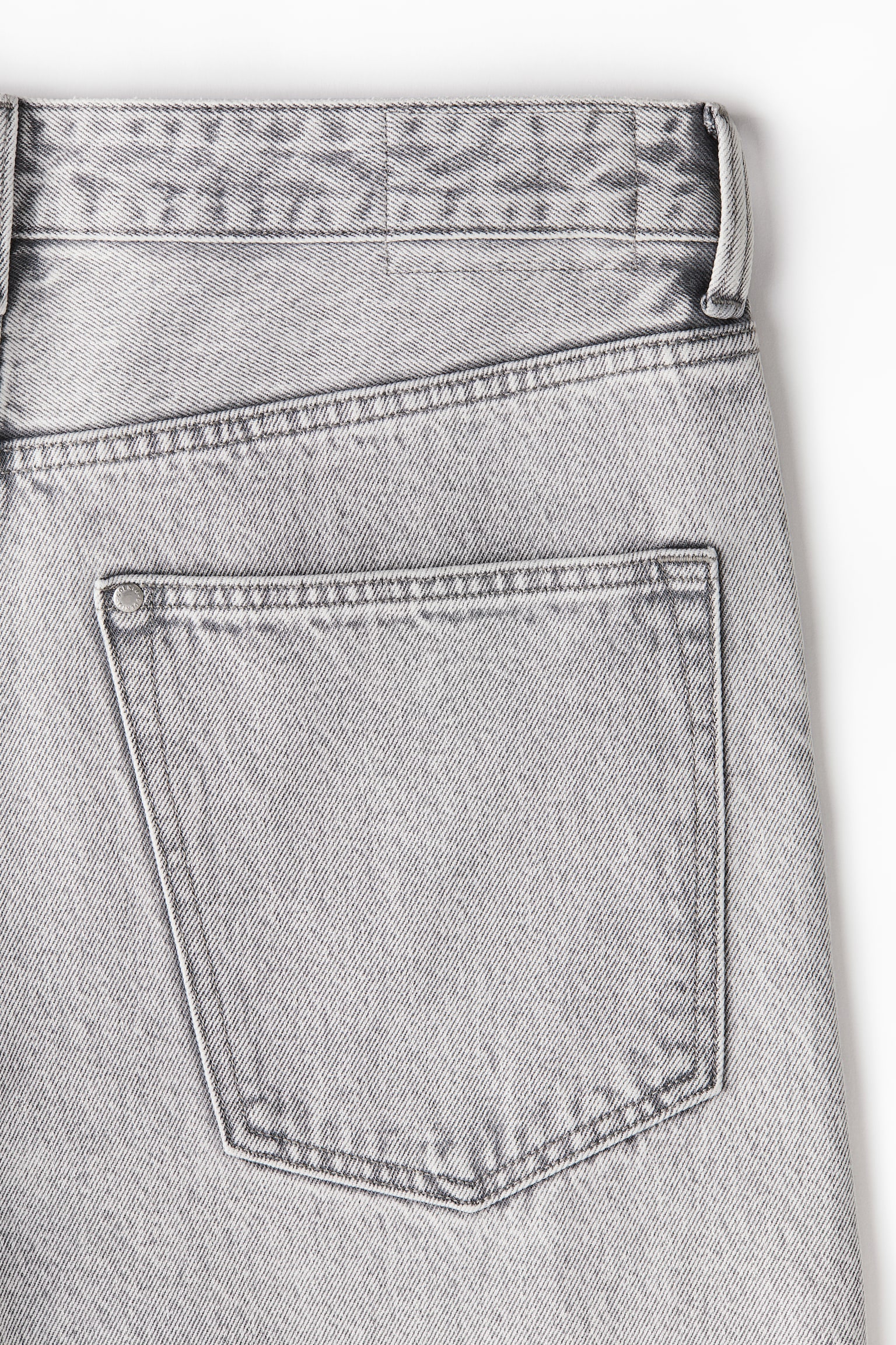 Relaxed Denim shorts - Light denim grey/Light denim blue/Denim black - 4