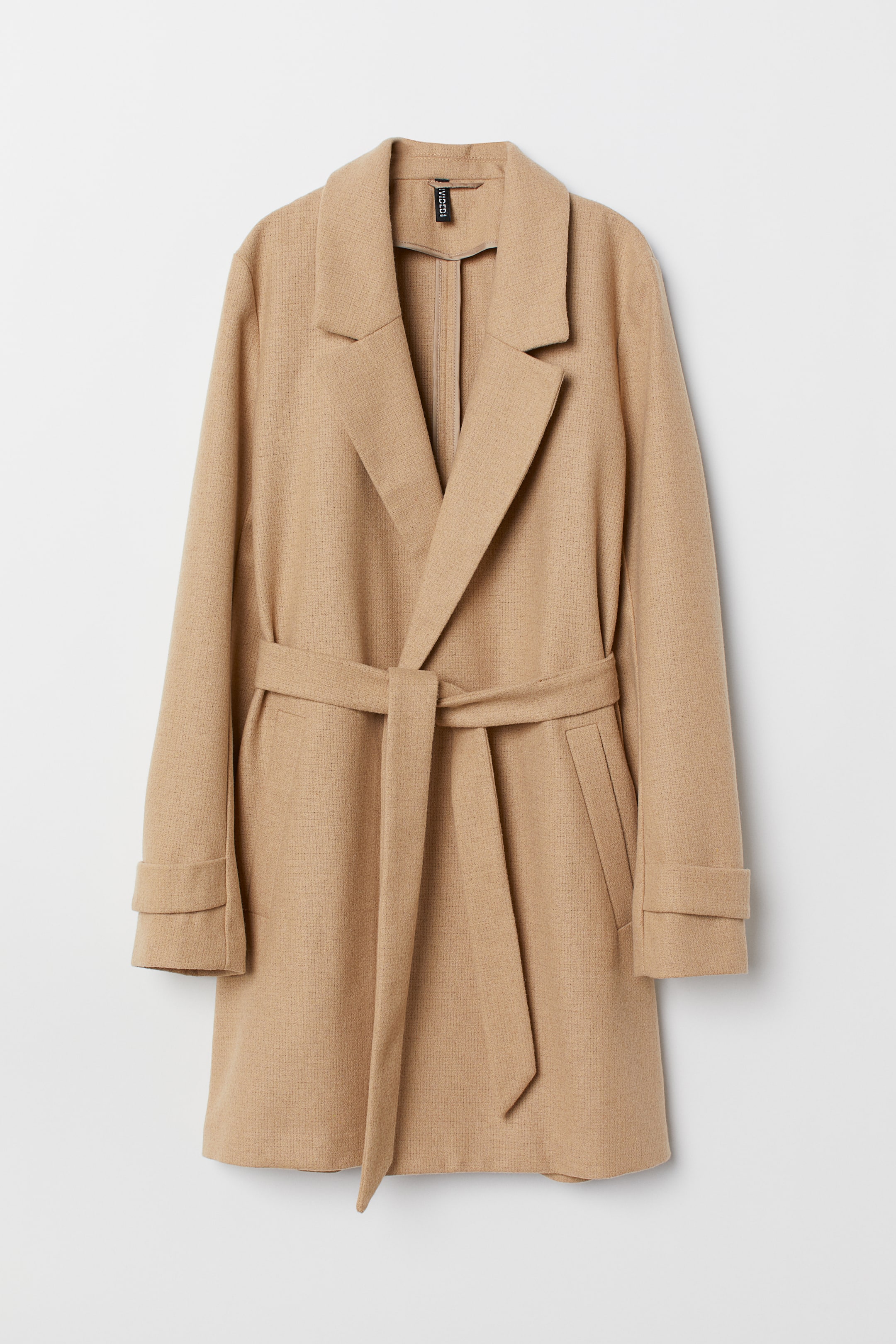 Kurzer Mantel Damen Kurzmantel Wolle Beige Kurzer Mantel Beige