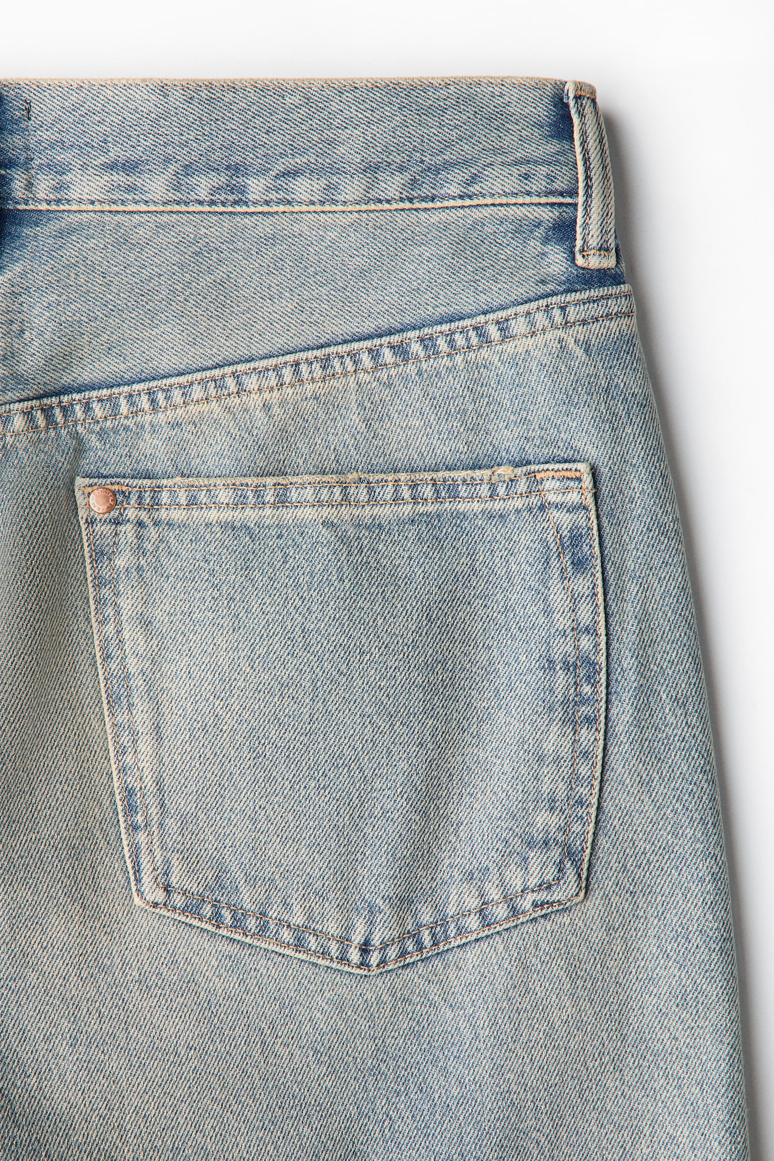 Loose Jeans-Світло-блакитний денім - 5