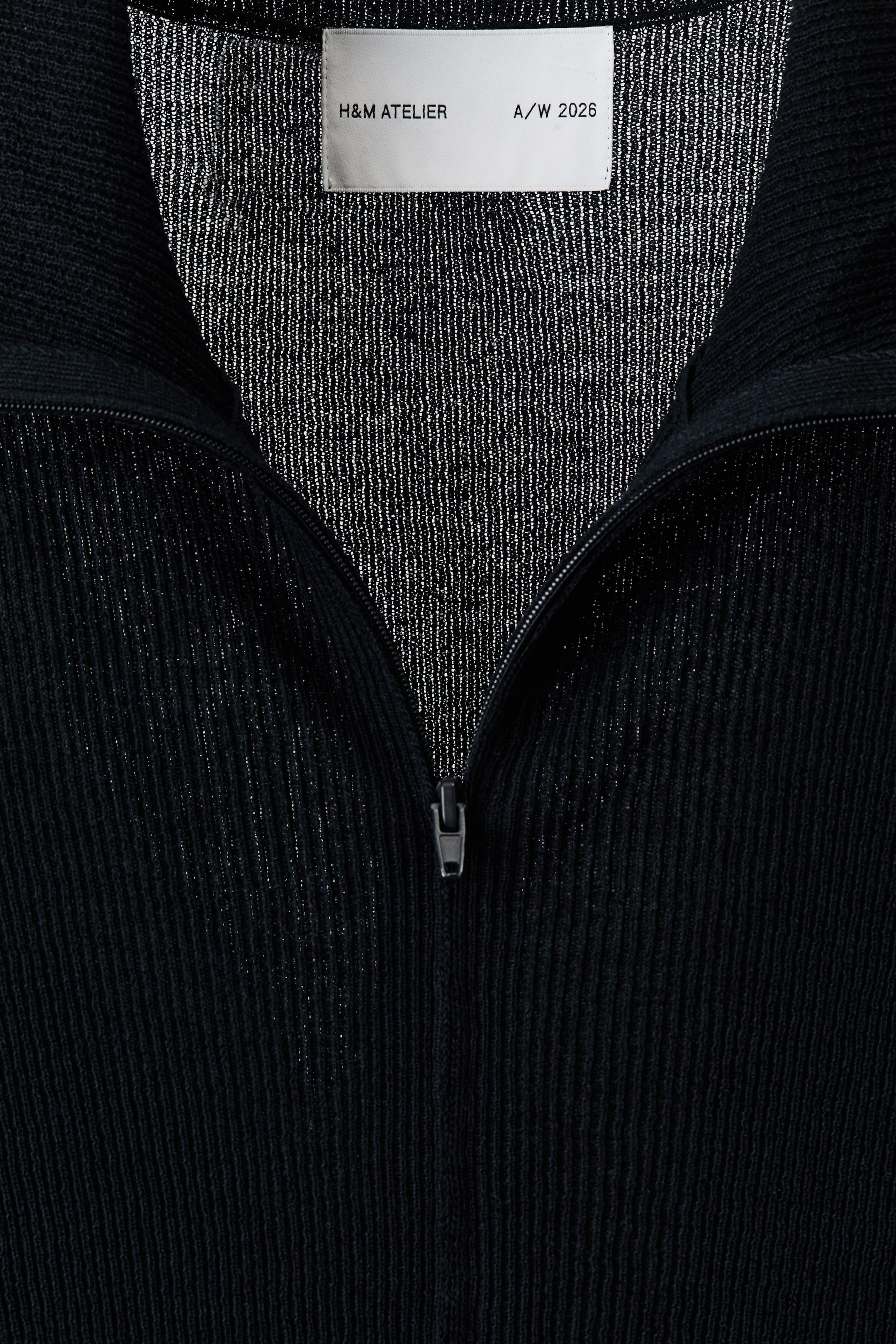 Slip-Fit Cardigan with Zipper