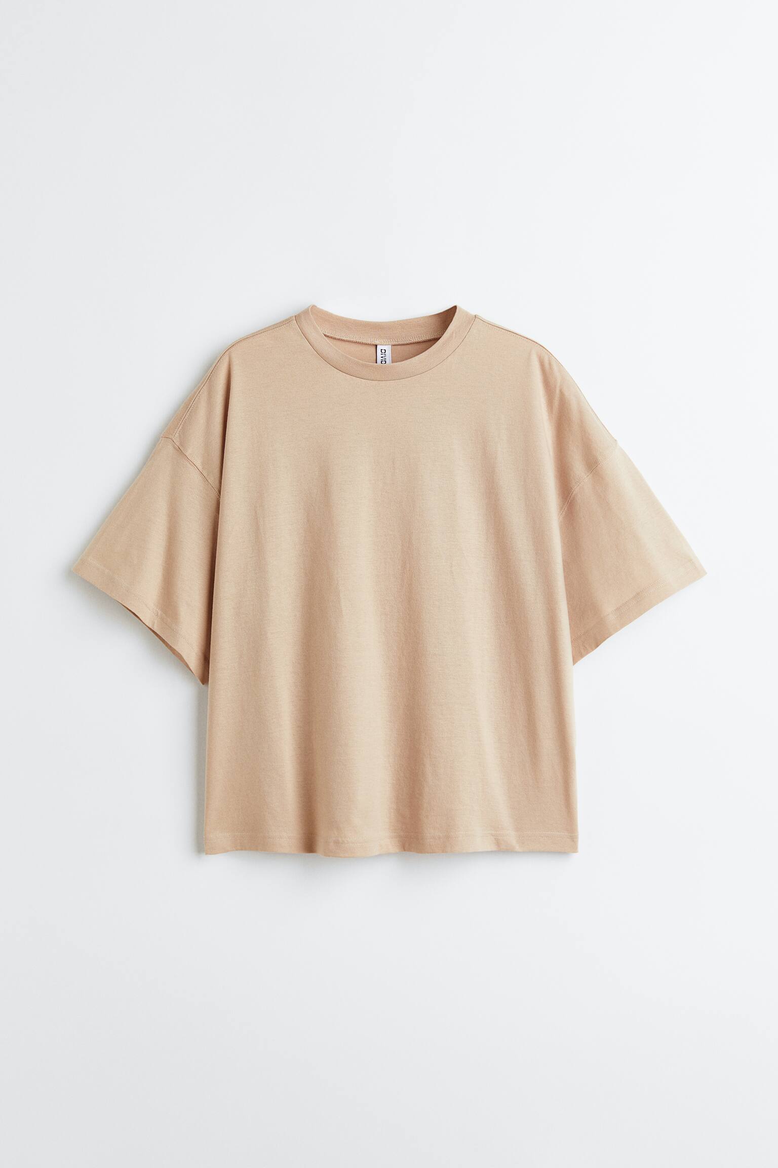 Oversized T-shirt - Beige