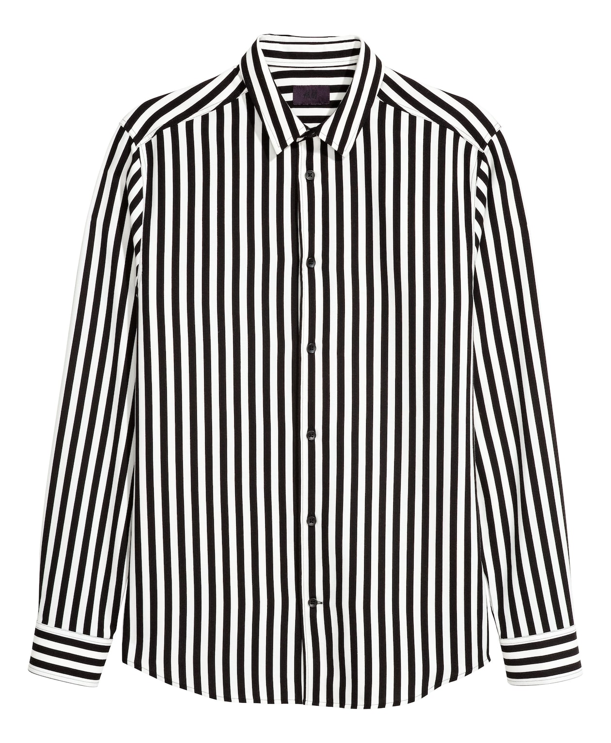 fitted lace wedding dress RALPH LAUREN Size S Black & White Stripe Cotton Button Down Long Sleeve  Shirt – Sui Generis Designer Consignment main image 0