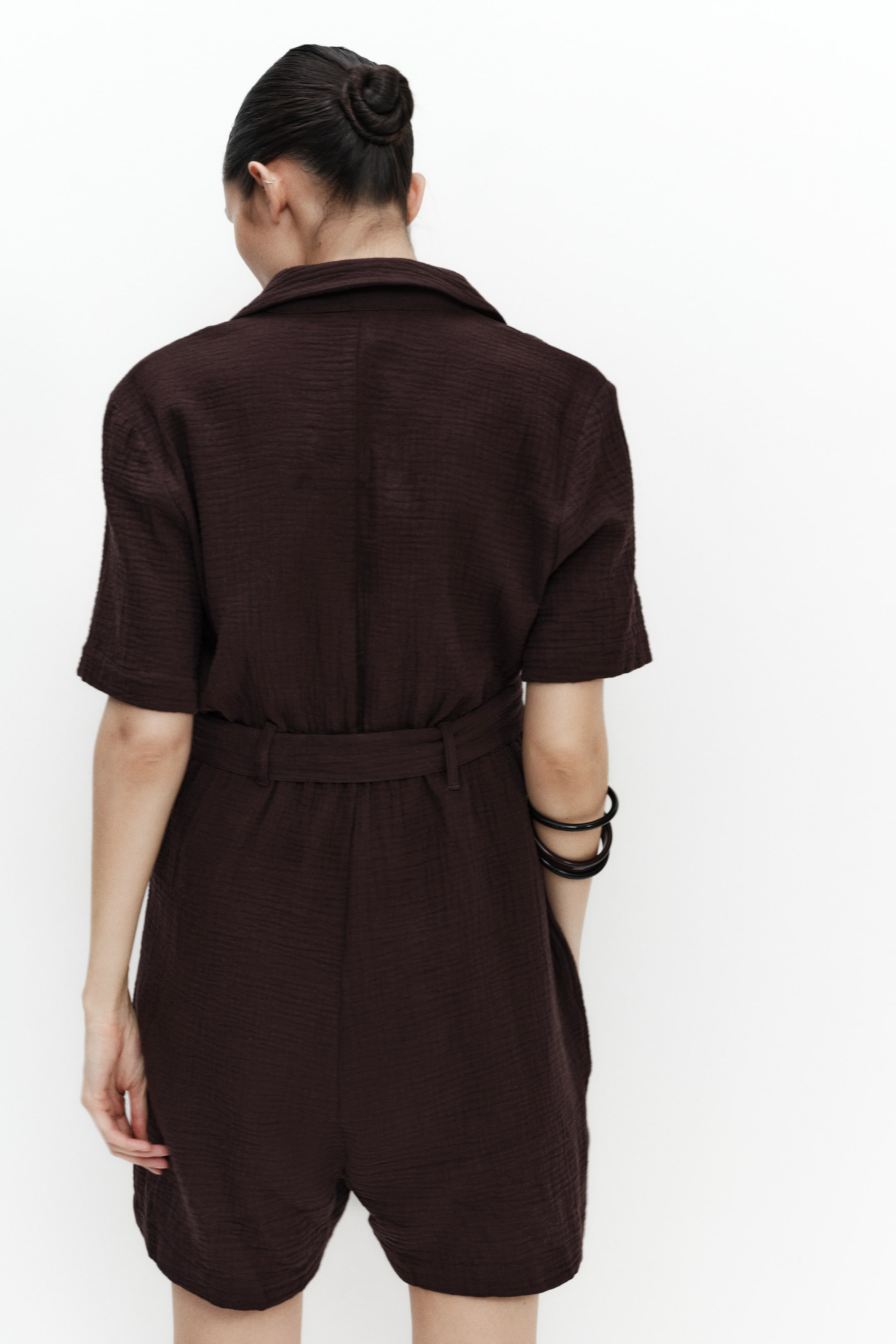MAMA Cotton Muslin Romper