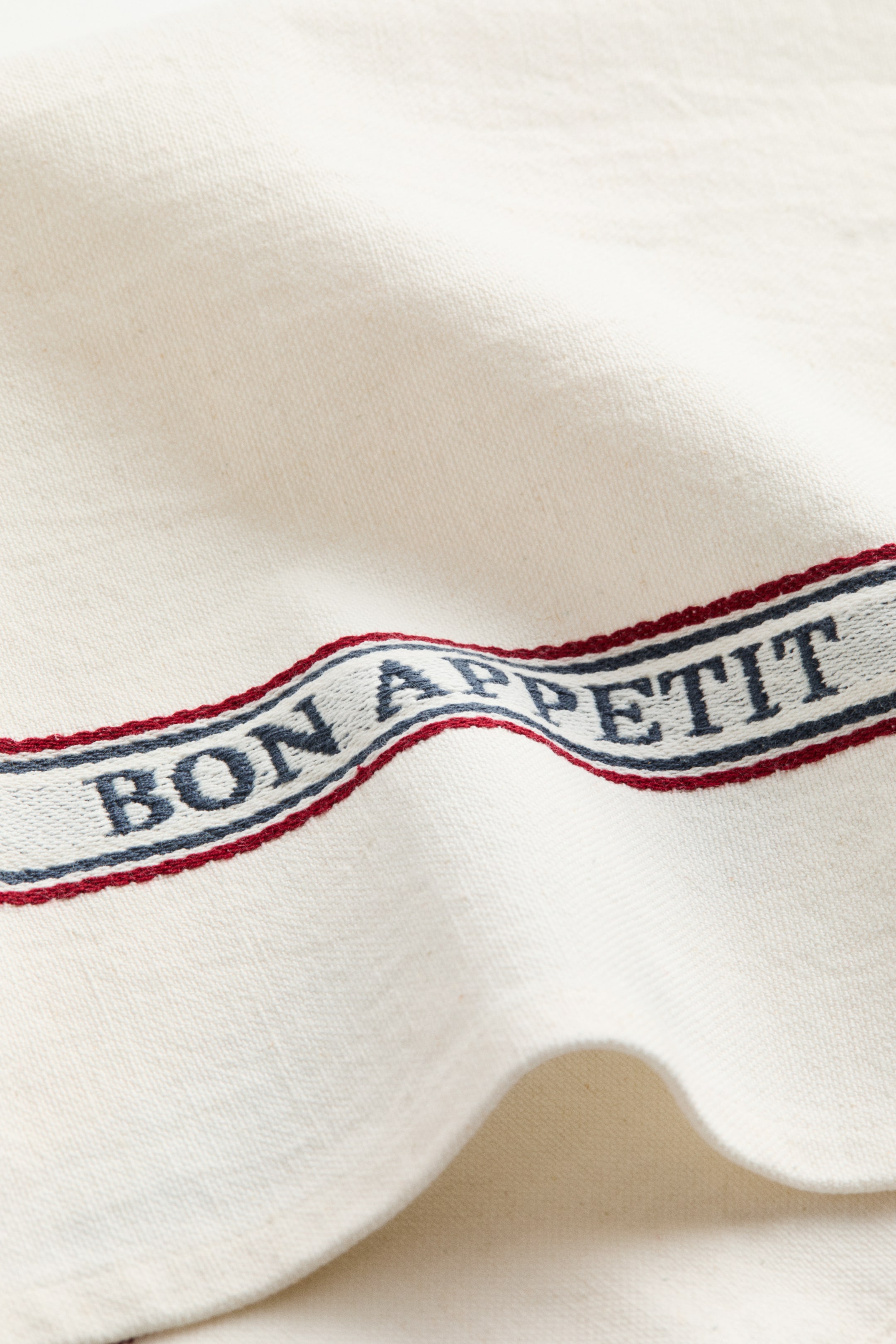 Linen-Blend Tea Towel