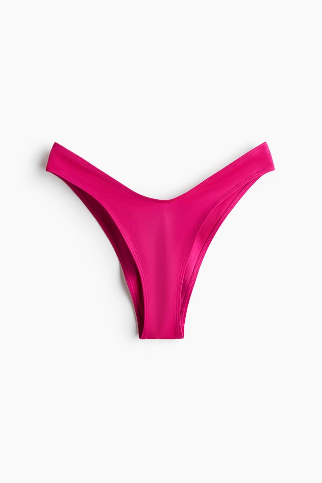 Braga de bikini Brazilian tipo tanga - Rosa oscuro/Azul marino/Turquesa/Azul vivo - 1