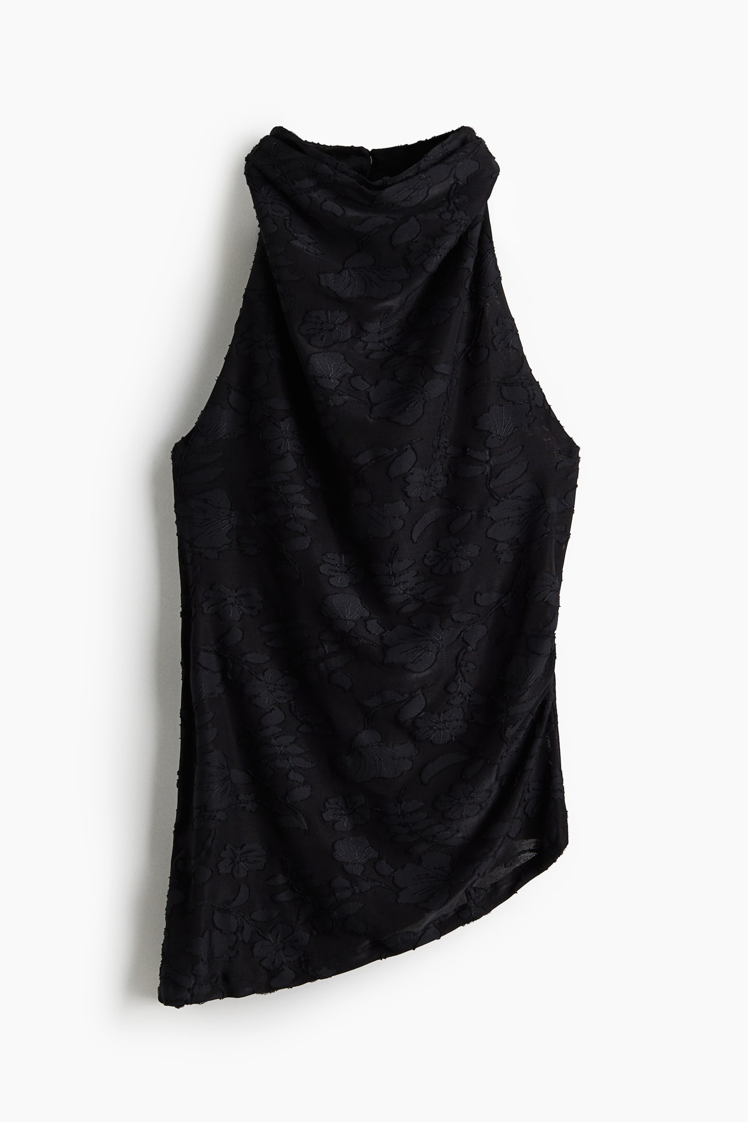 Haltertop - Zwart/Wit - 1