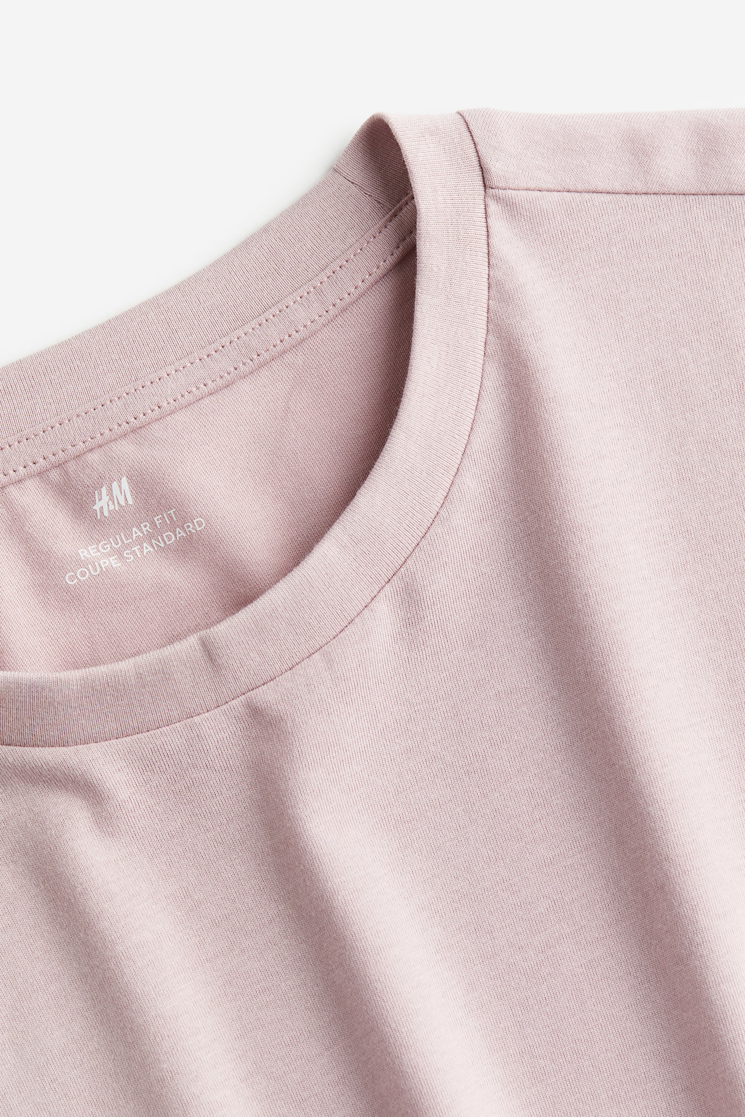 Regular Fit Tee - Pink/Burgundy/Light beige/White/Khaki green/Black/Light grey/Dark grey/Dark grey/Grey marle/Brown/Dark blue - 2