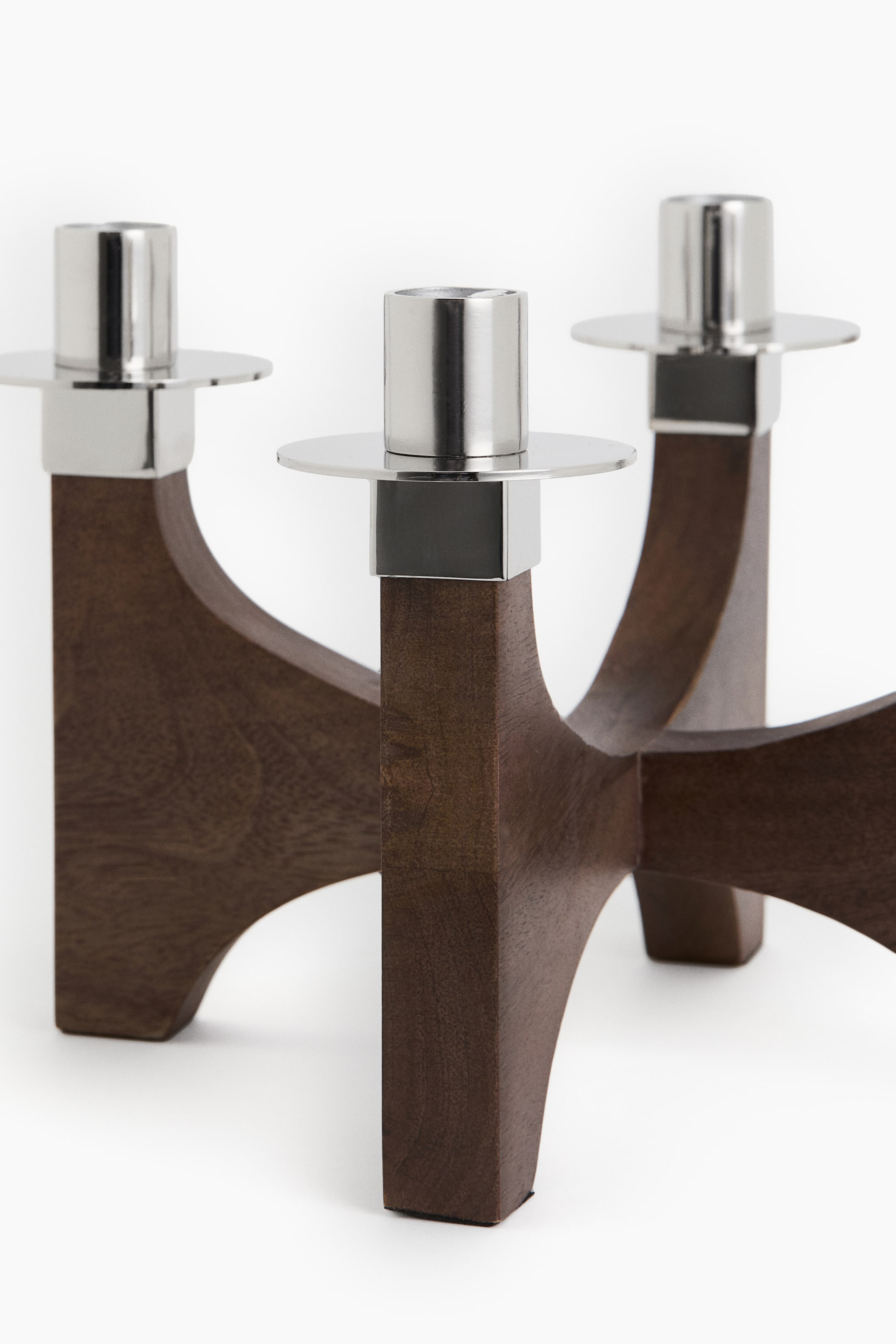 Wooden Candelabra