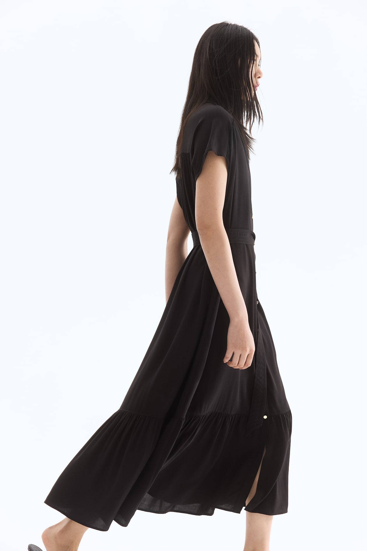 Tie-Belt Shirt Dress - image 2