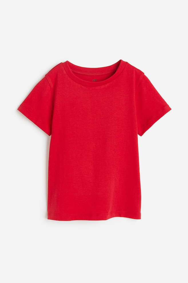 Cotton T-shirt - Bright red/Black/White/Grey marl/T.rex/dc/dc/dc - 1