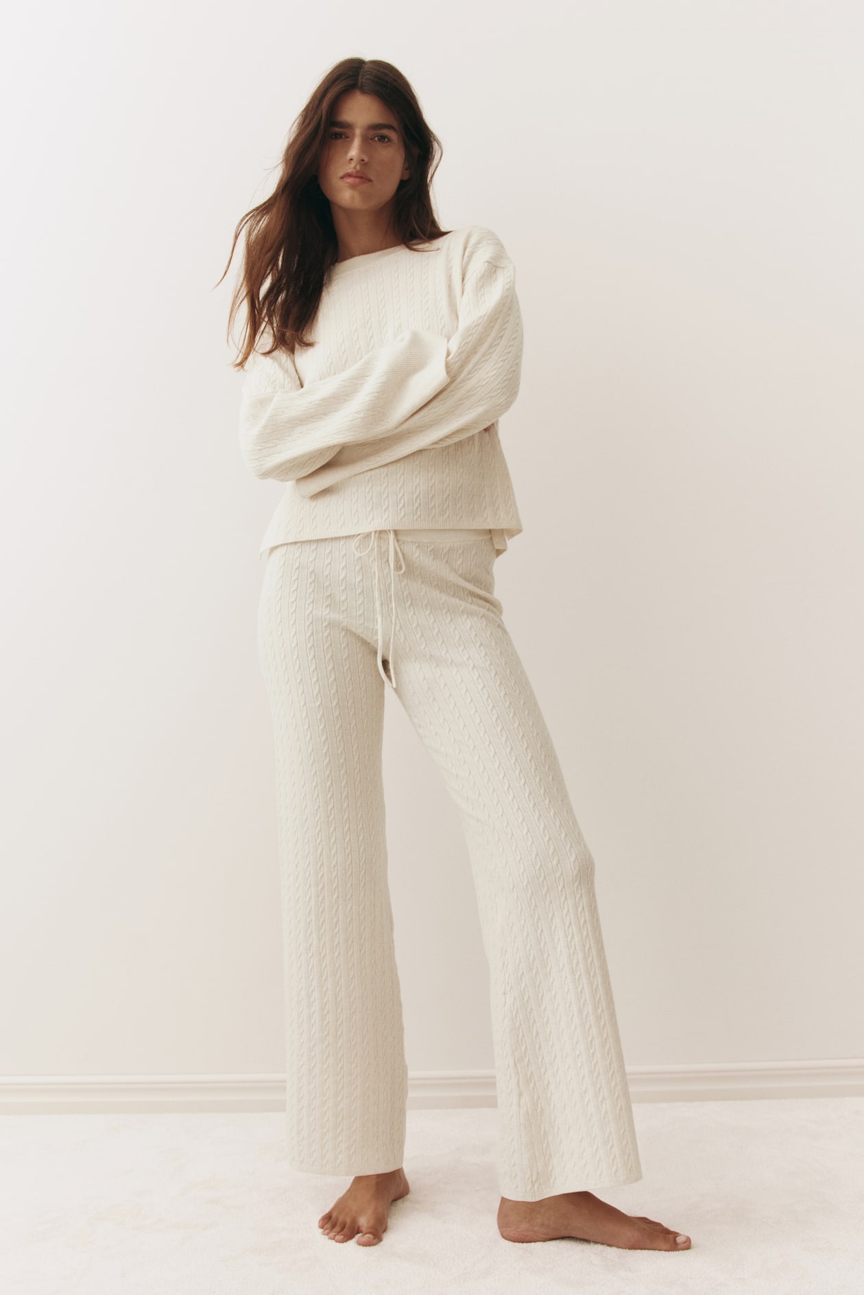 Cable-Knit Sweater - image 2