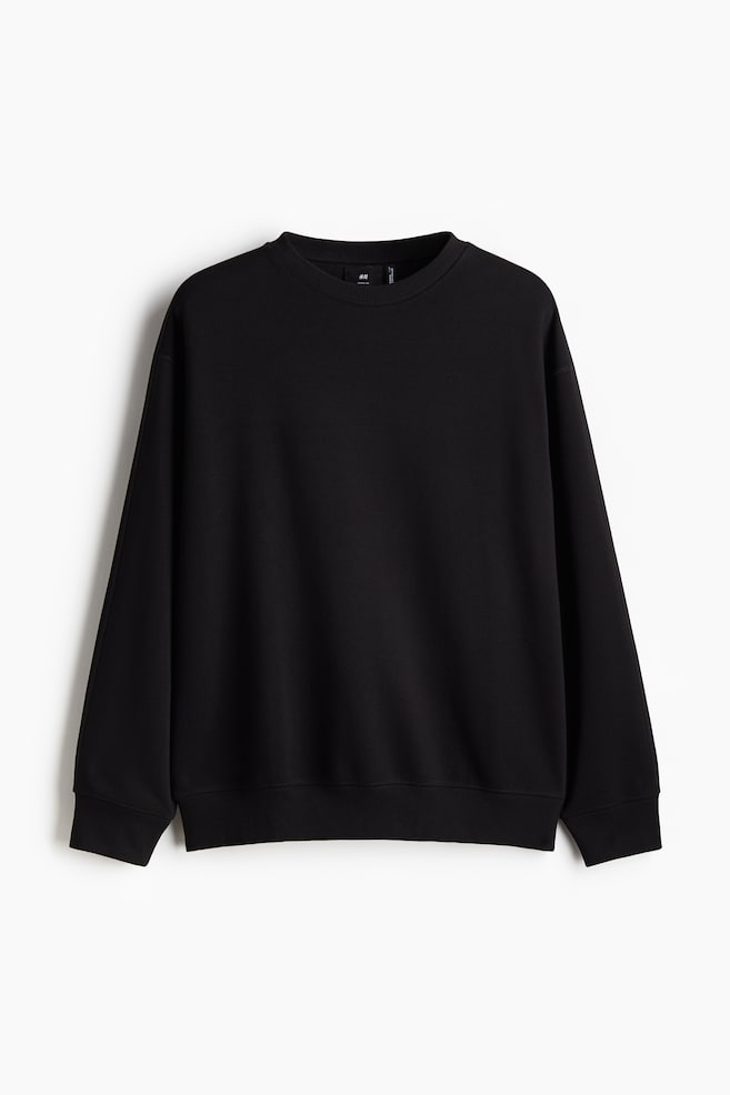 THERMOLITE® Loose Fit Sweatshirt - Black/Light beige - 1