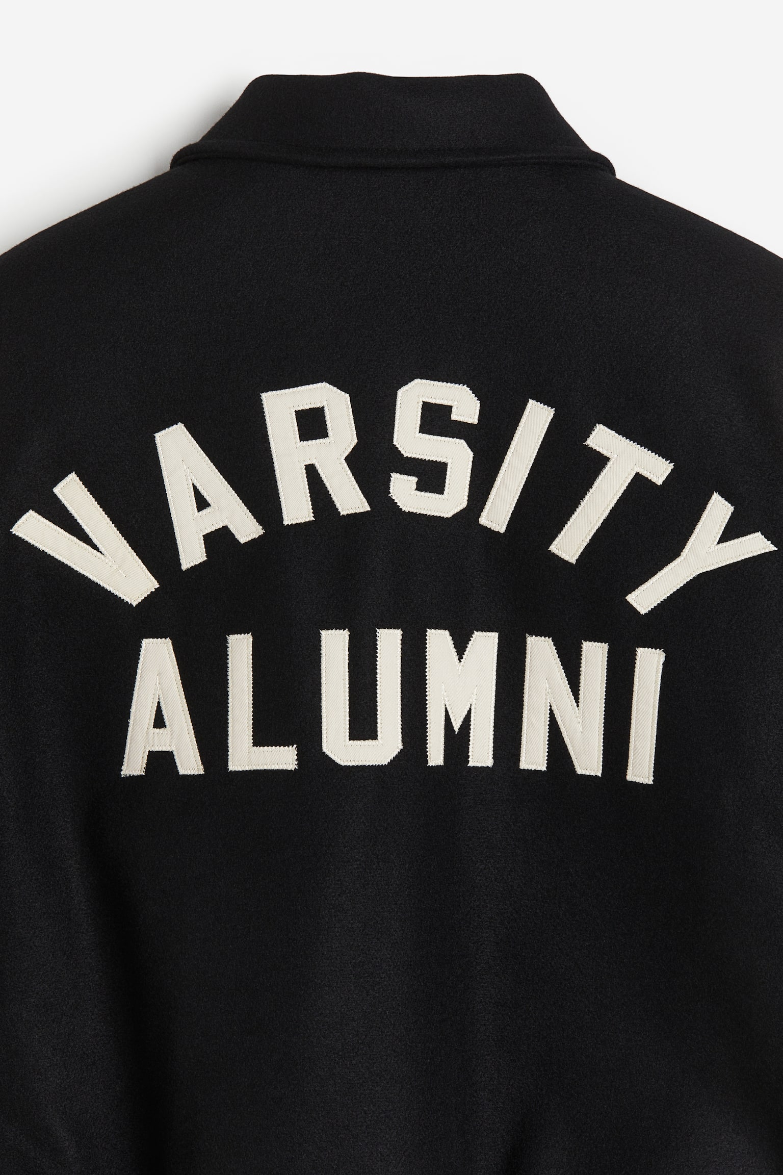 Loose Fit Varsity Jacket - Black/Varsity Alumni - 3