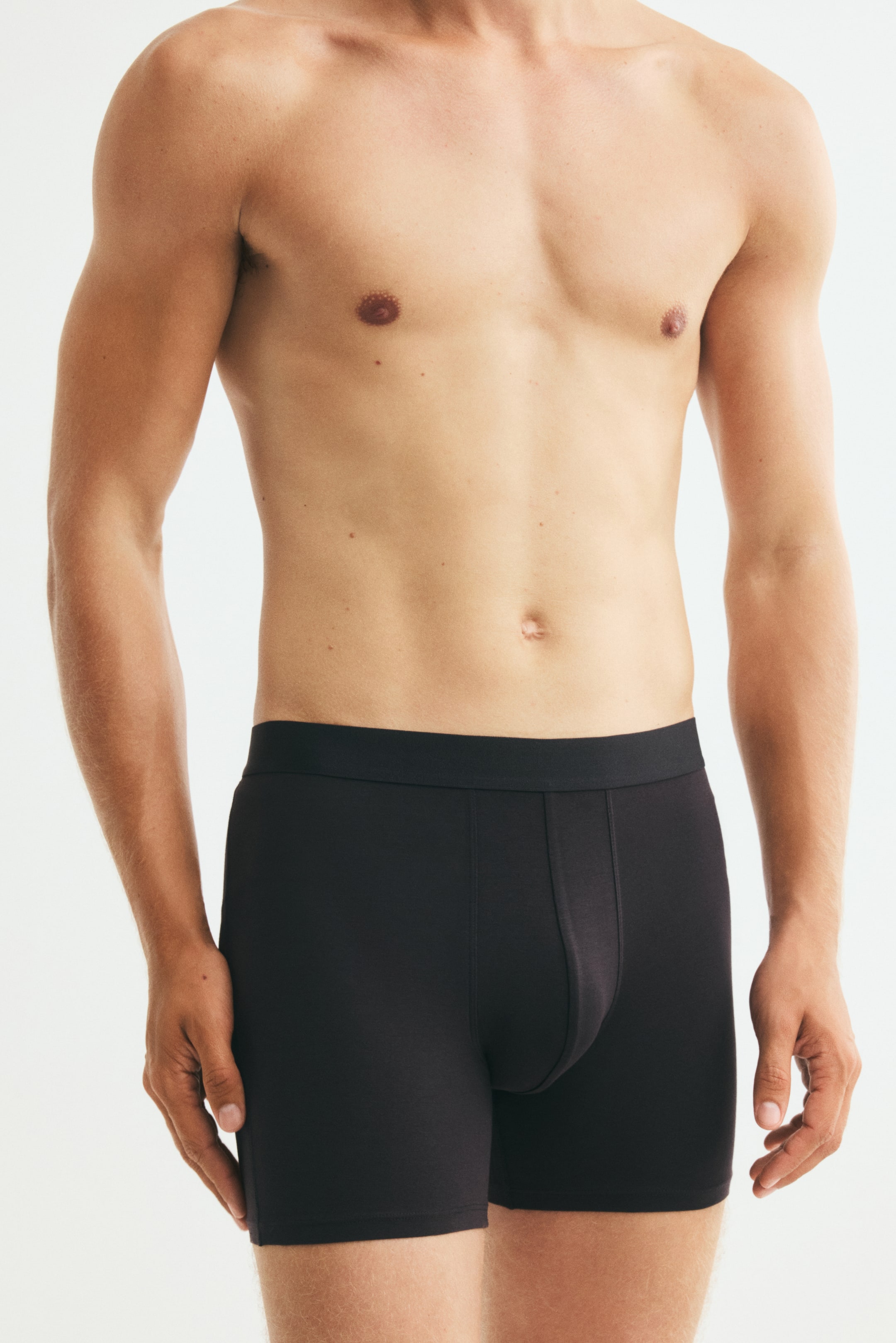 Zobraziť väčší obrázok: Balenie 5 ks stredne dlhých trenírok Lycra® - Tmavohnedá/hnedá/béžová - MUŽI | H&M SK 1