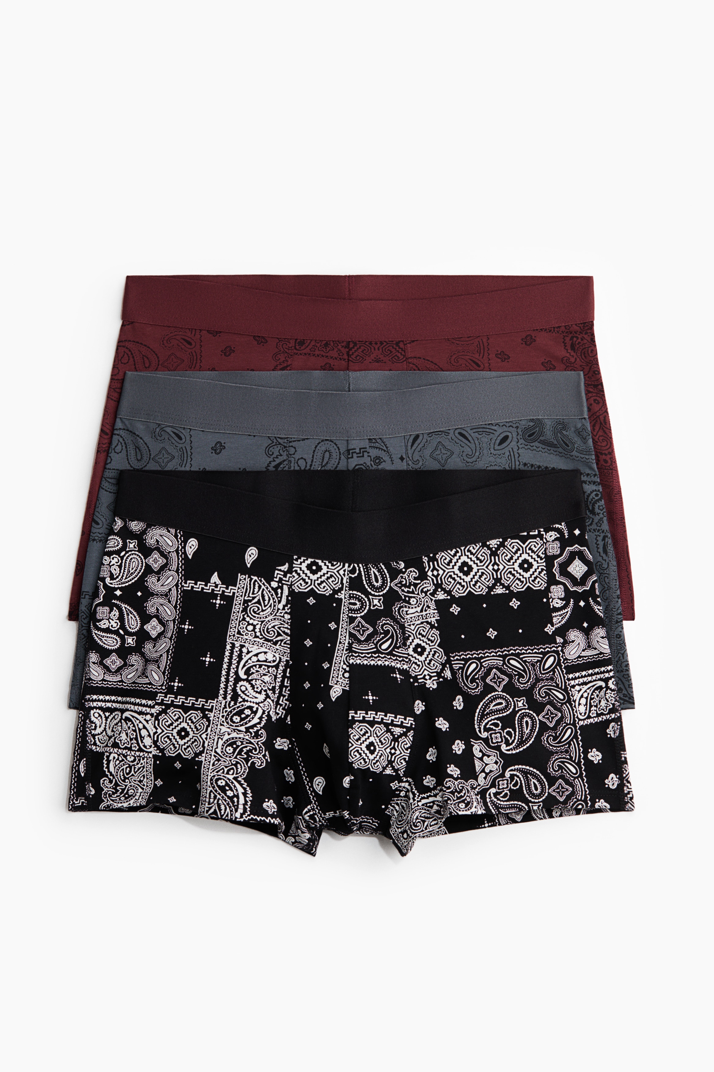 3-Pack Short Cotton Boxer BriefsModel