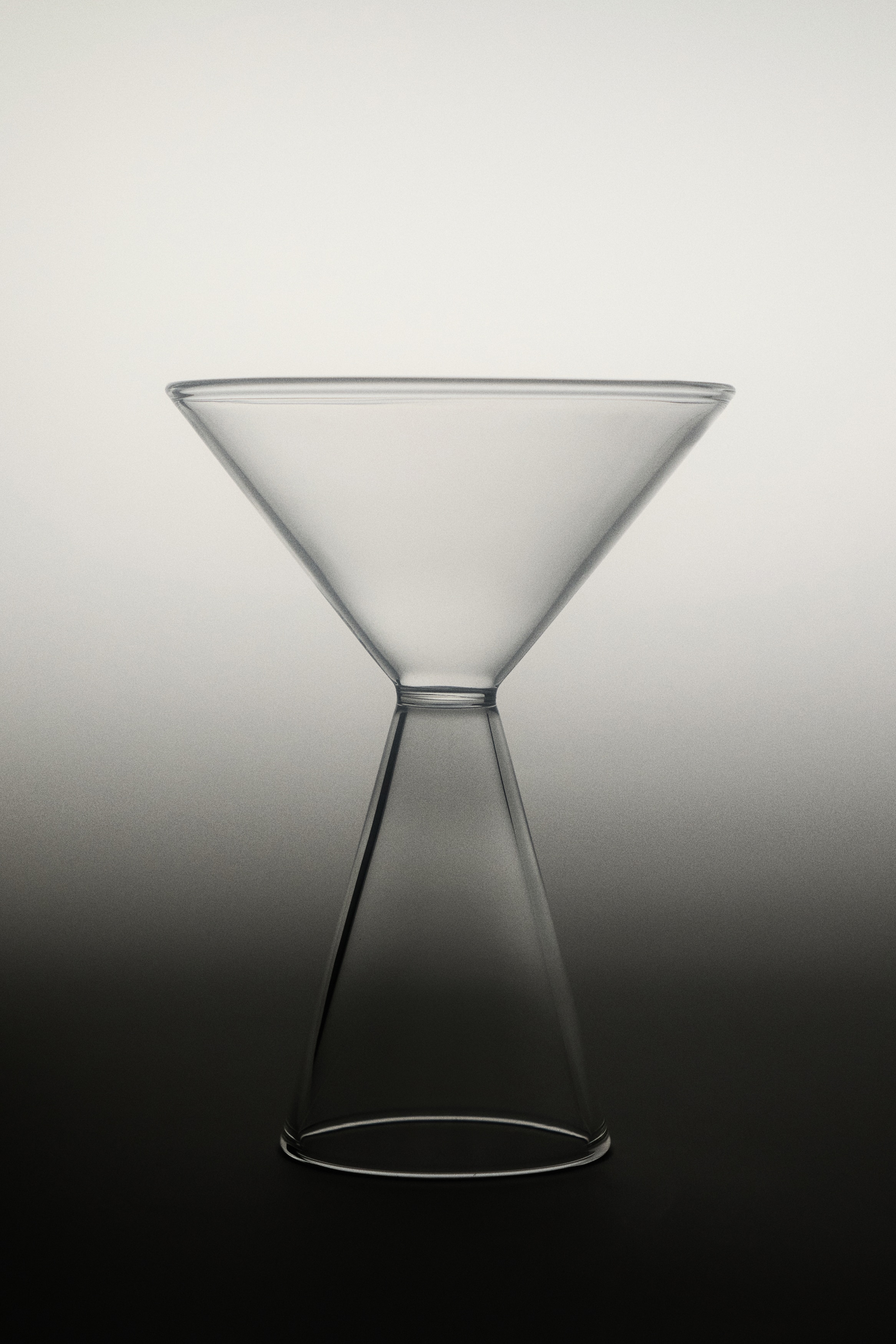 2-Pack Mouth-Blown Cocktail Glasses - Transparent