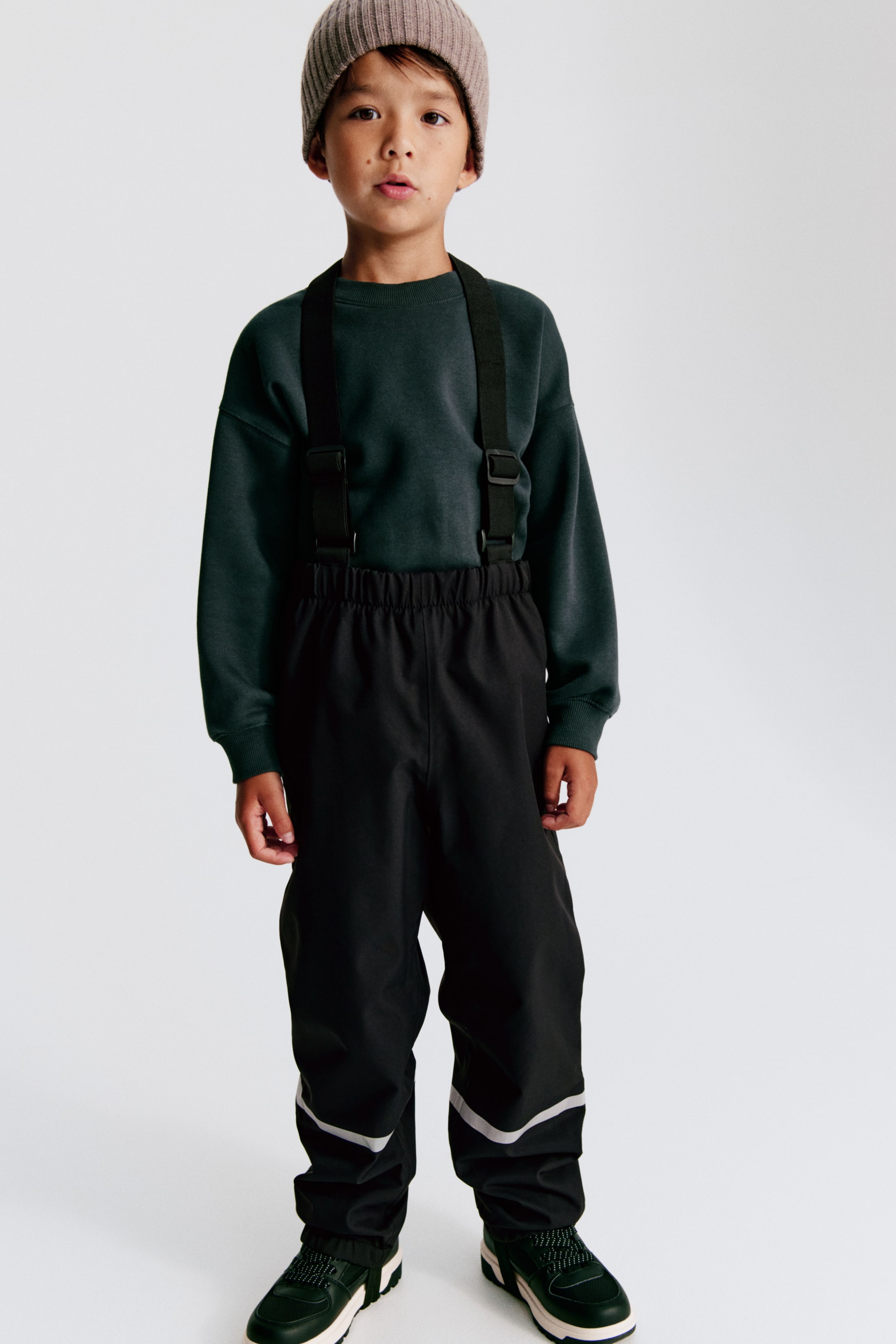 Детские брюки H&M Waterproof Room-to-Grow Shell Pants — фото 3