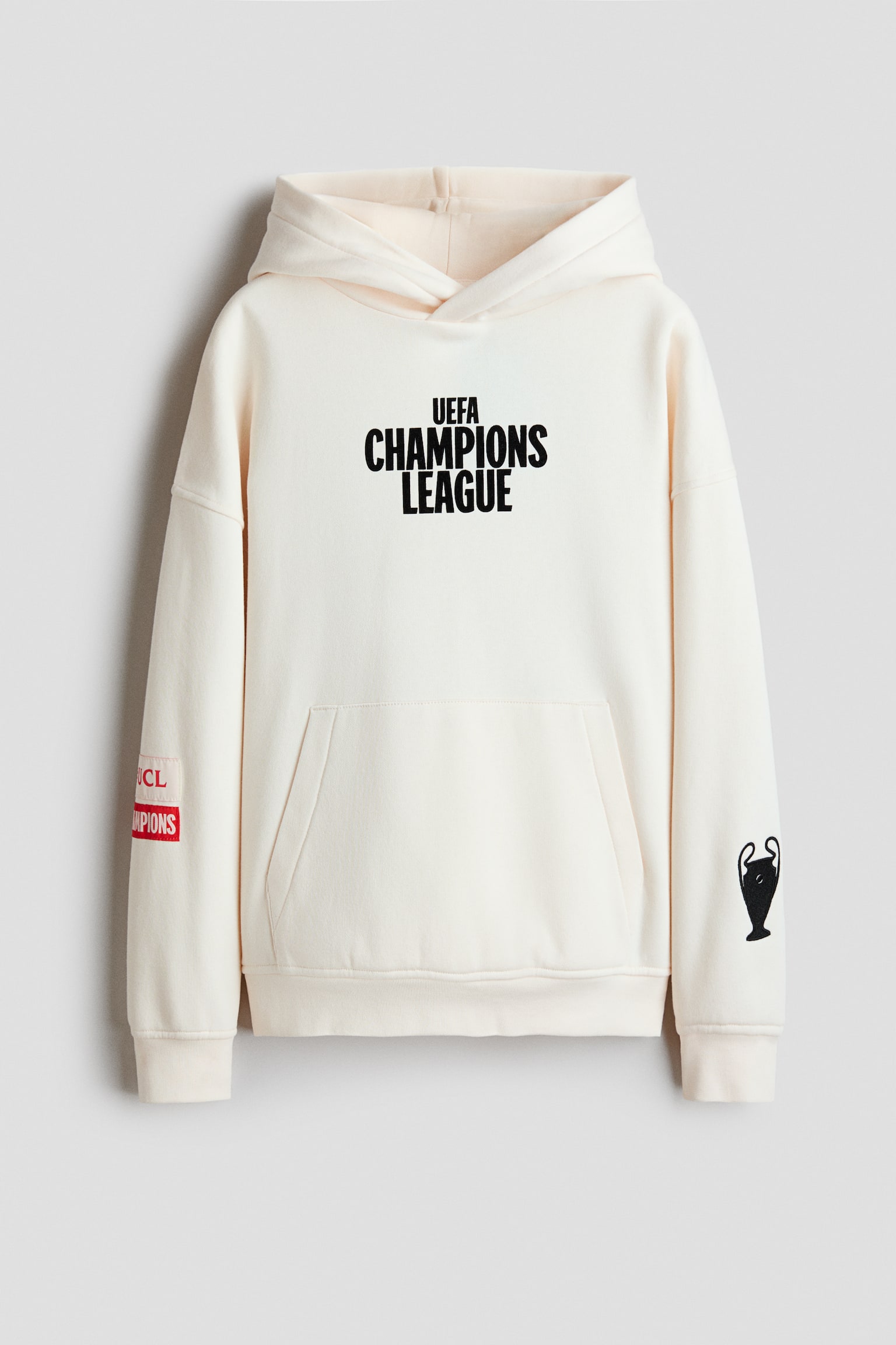 קפוצ'ון עם הדפס וצד פנימי סרוק - Cream/UEFA Champions League®/טורקיז כהה/פורטנייט/Black/PlayStation/ירוק/מיינקראפט/טורקיז/SmileyWorld®‎/כחול נייבי/גארפילד - 1