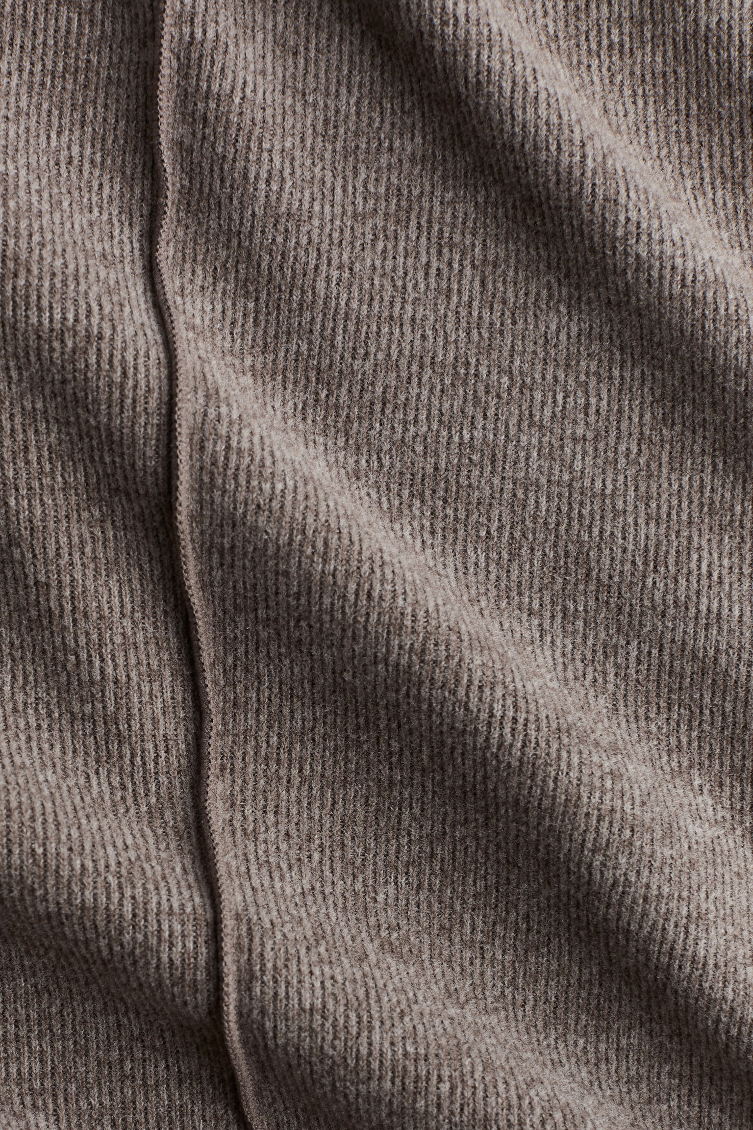 Fine-knit jumper - Dark beige marl/Dark grey marl/Light beige - 3