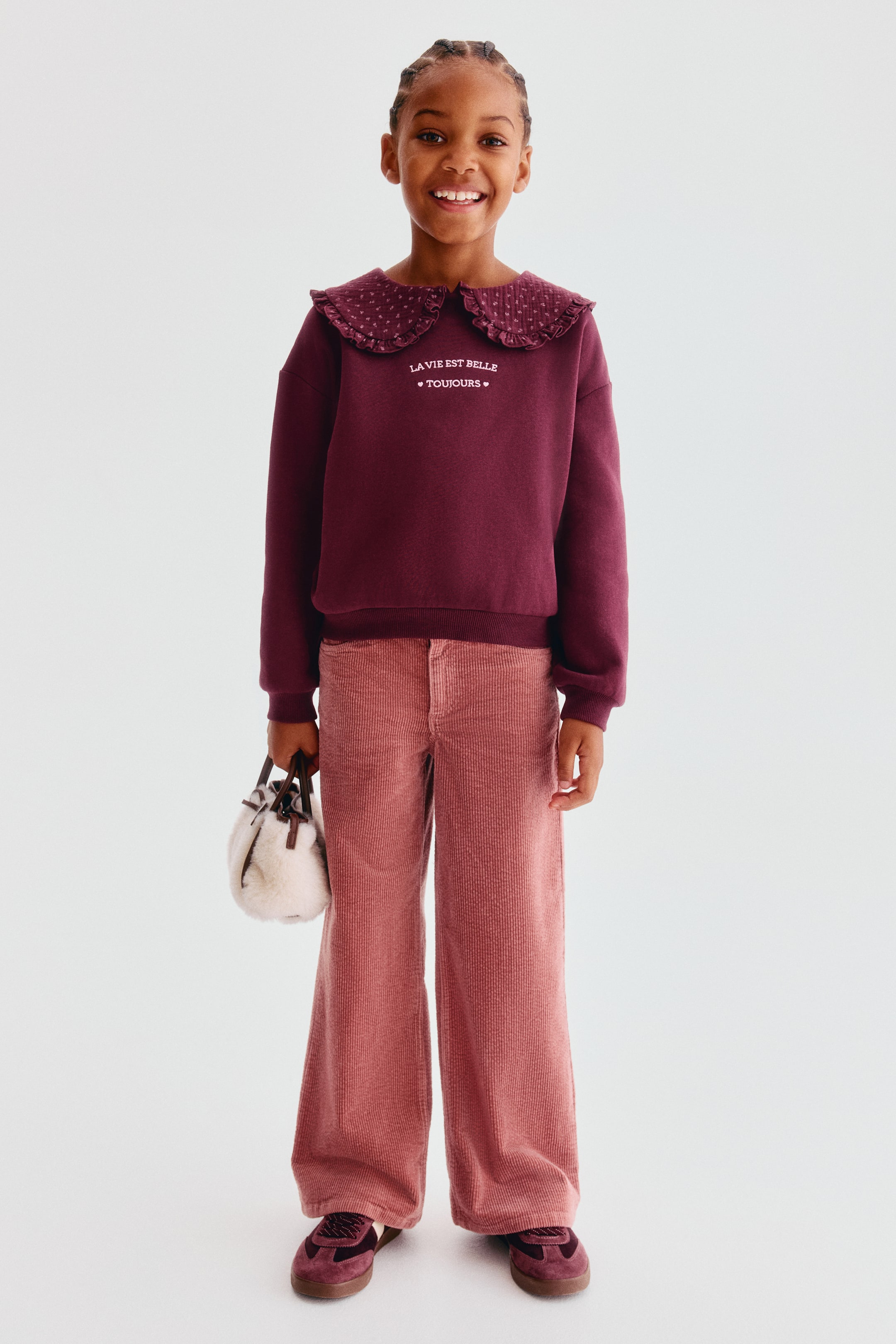 Sweatshirt with Collar