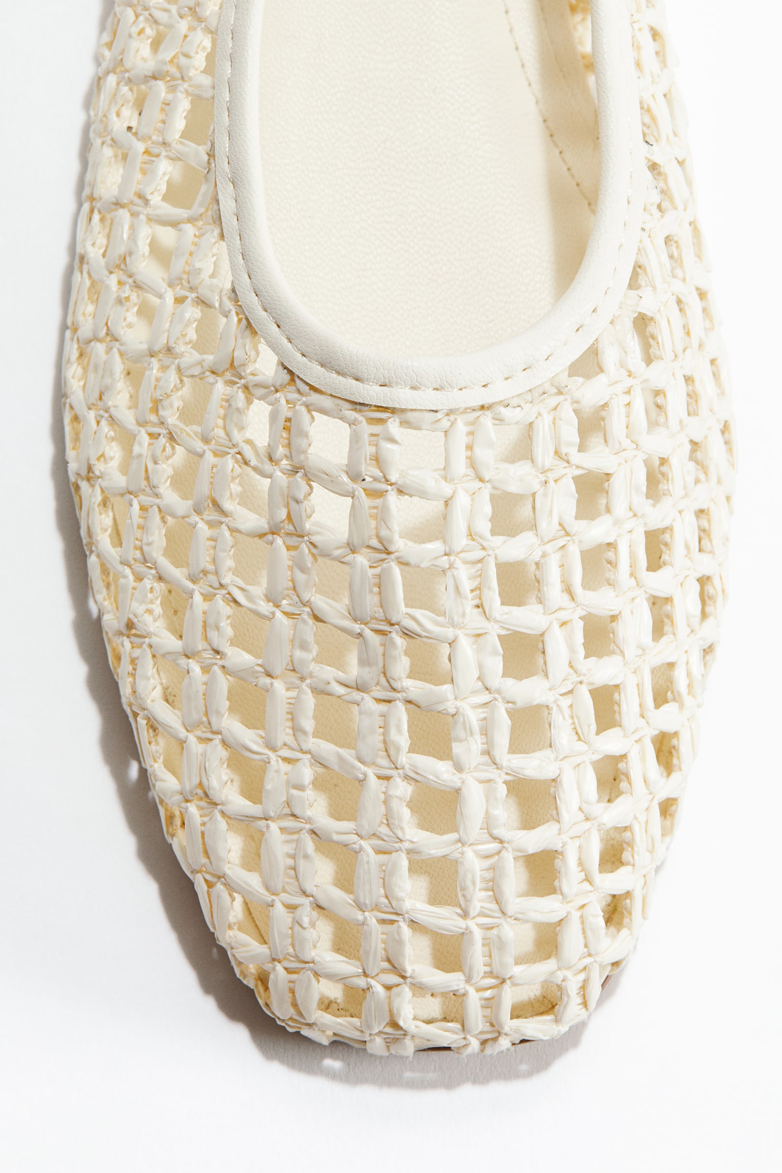 Straw ballet flats - 3