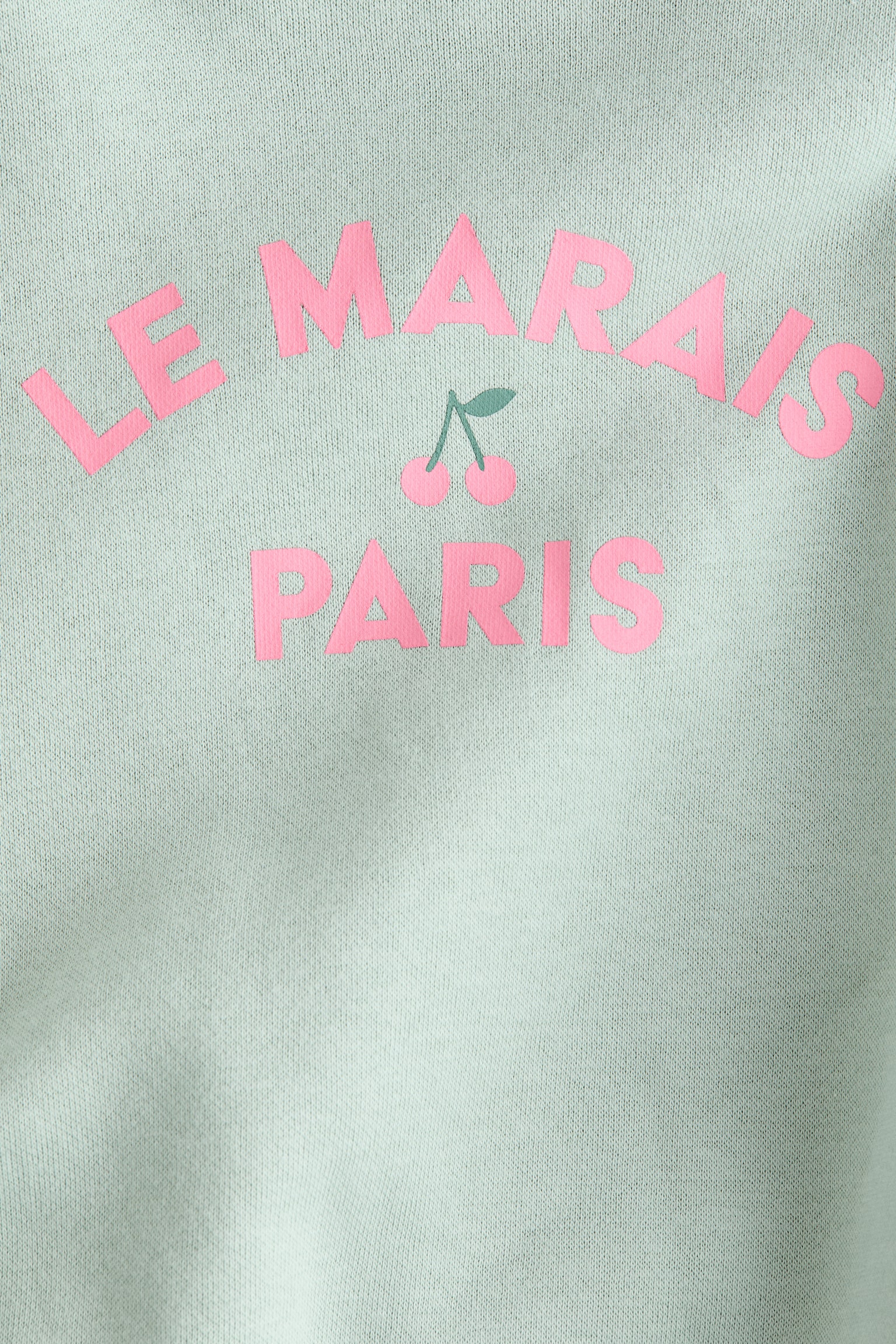 Baskılı Sweatshirt - Nane yeşili/Le Marais/Krem/Kirazlar - 2