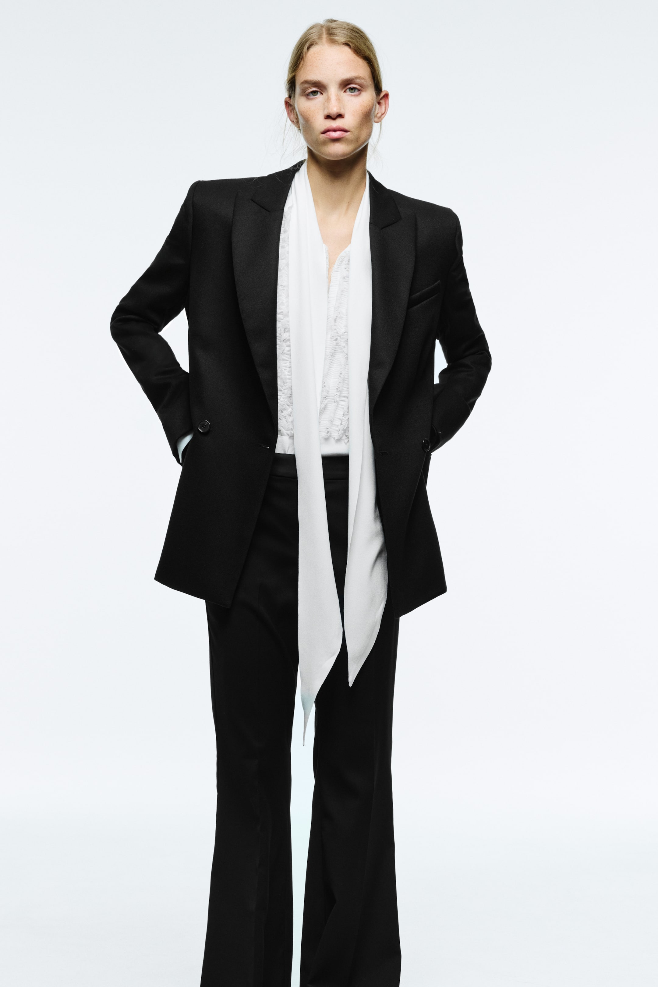 View larger image: Flared tailored trousers - Black - Ladies | H&M 2
