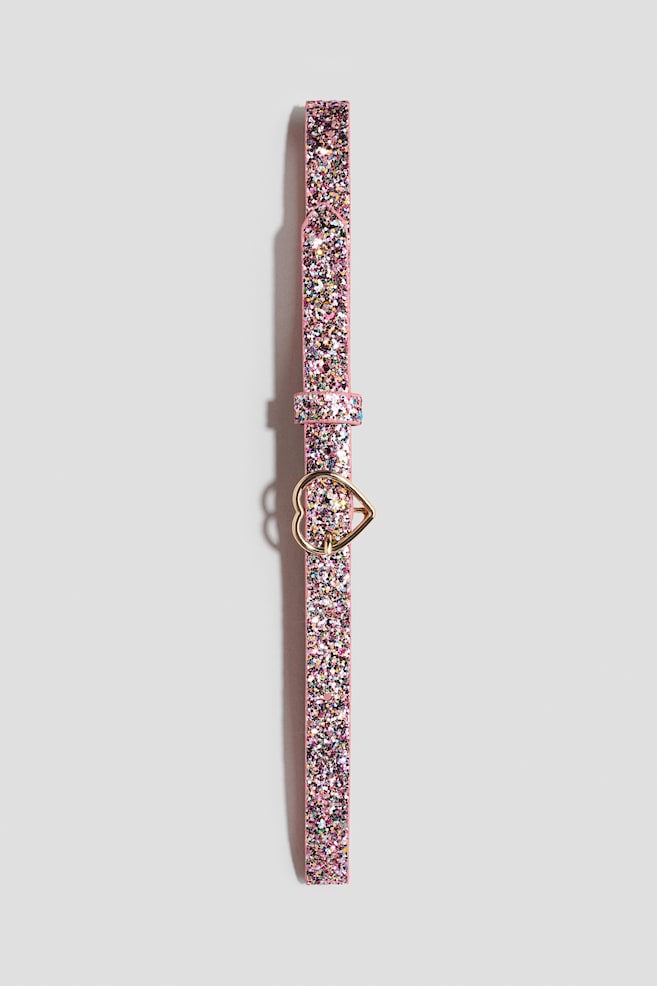 Glittery belt - Pink/Multi-coloured - 1