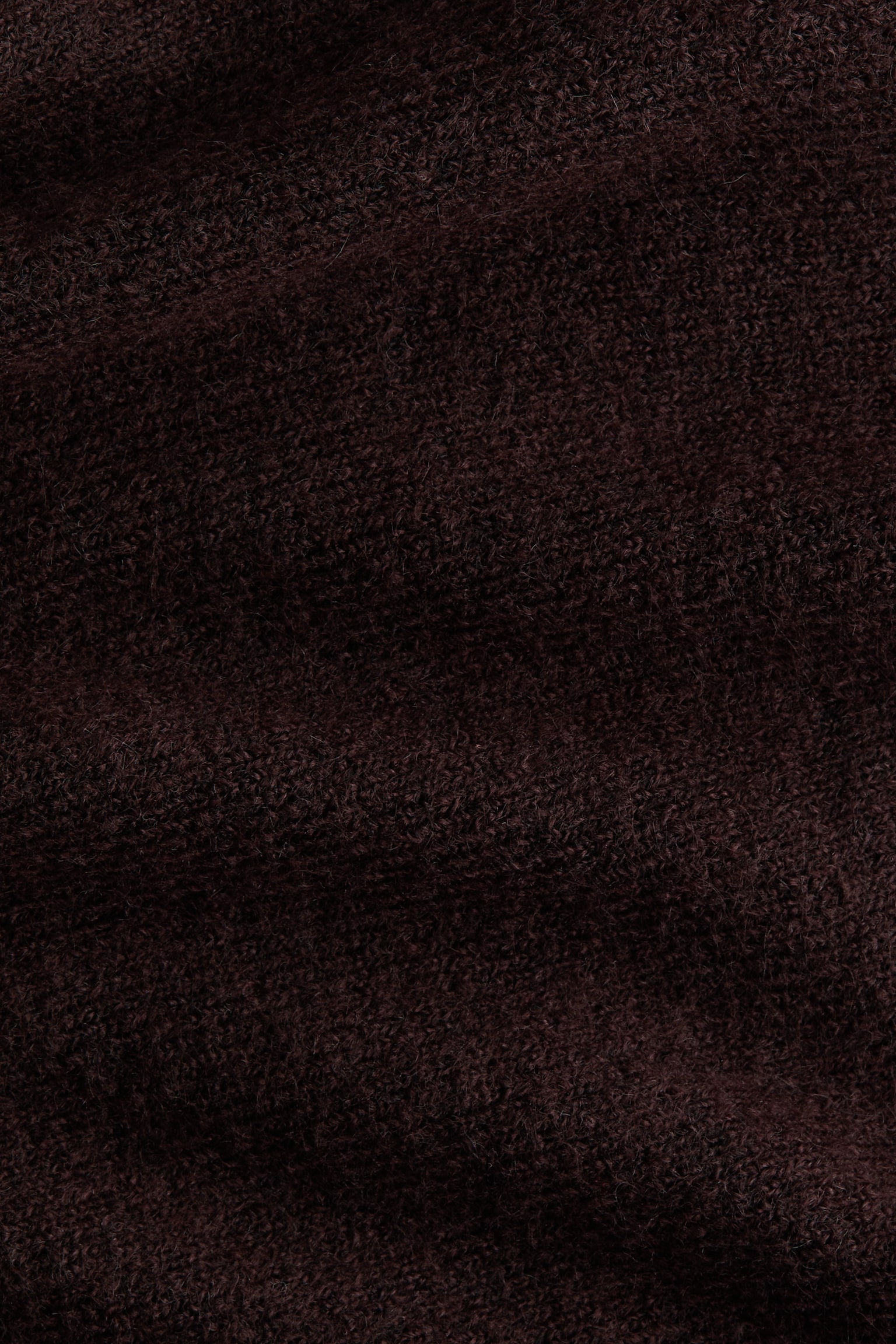 Женская накидка H&M Mama Asymmetric Fine-Knit Cape, цвет: Тёмный коричневый — фото 5