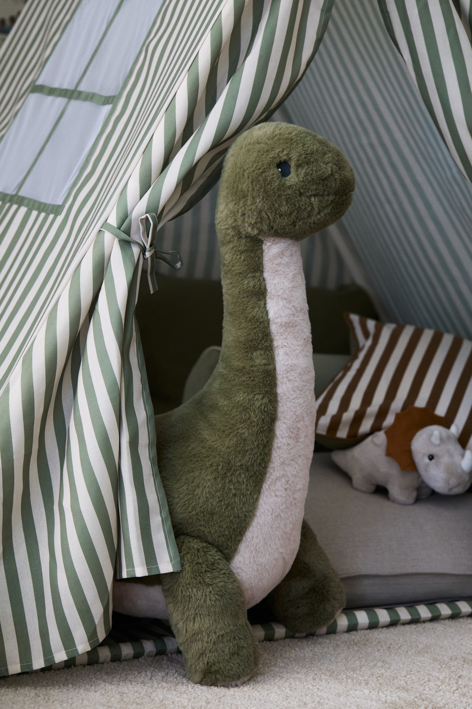 H&M Brontosaurus Soft Toy, цвет: Зелёный — фото 2