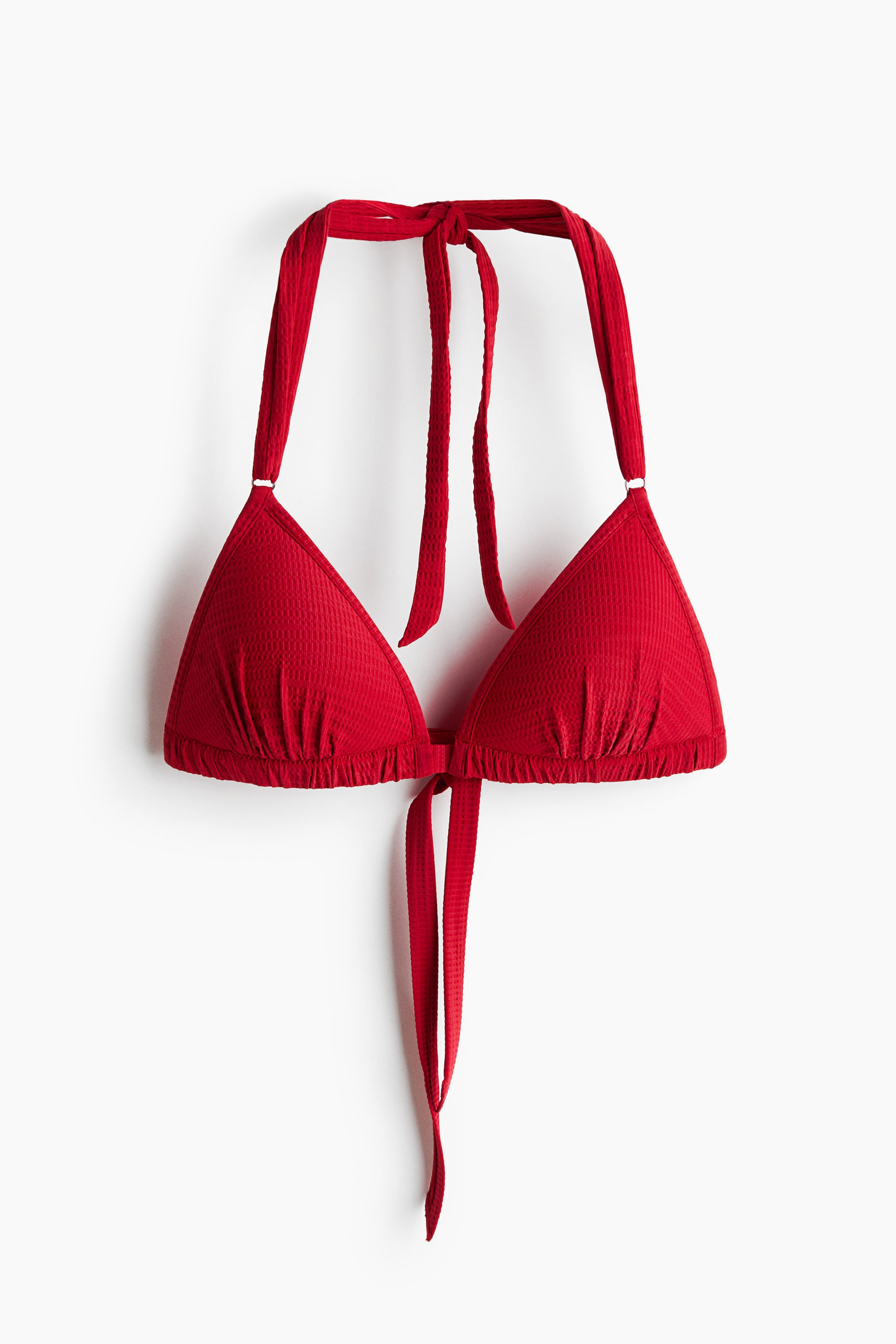 View larger image: Push-up triangle bikini top - Red - Ladies | H&M 1