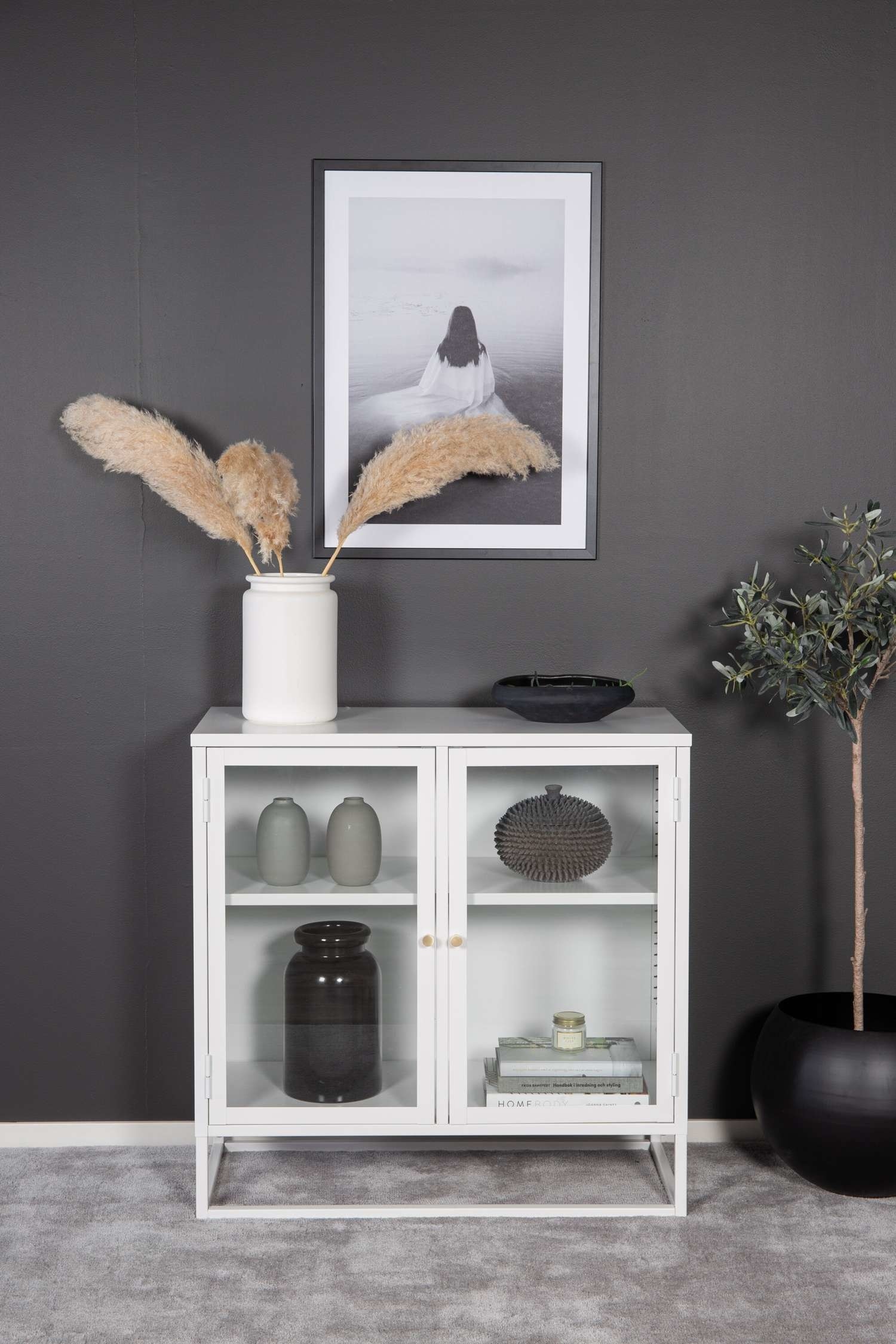 Bakal Kabinett - Stahl, Weiß/Stahl, Schwarz