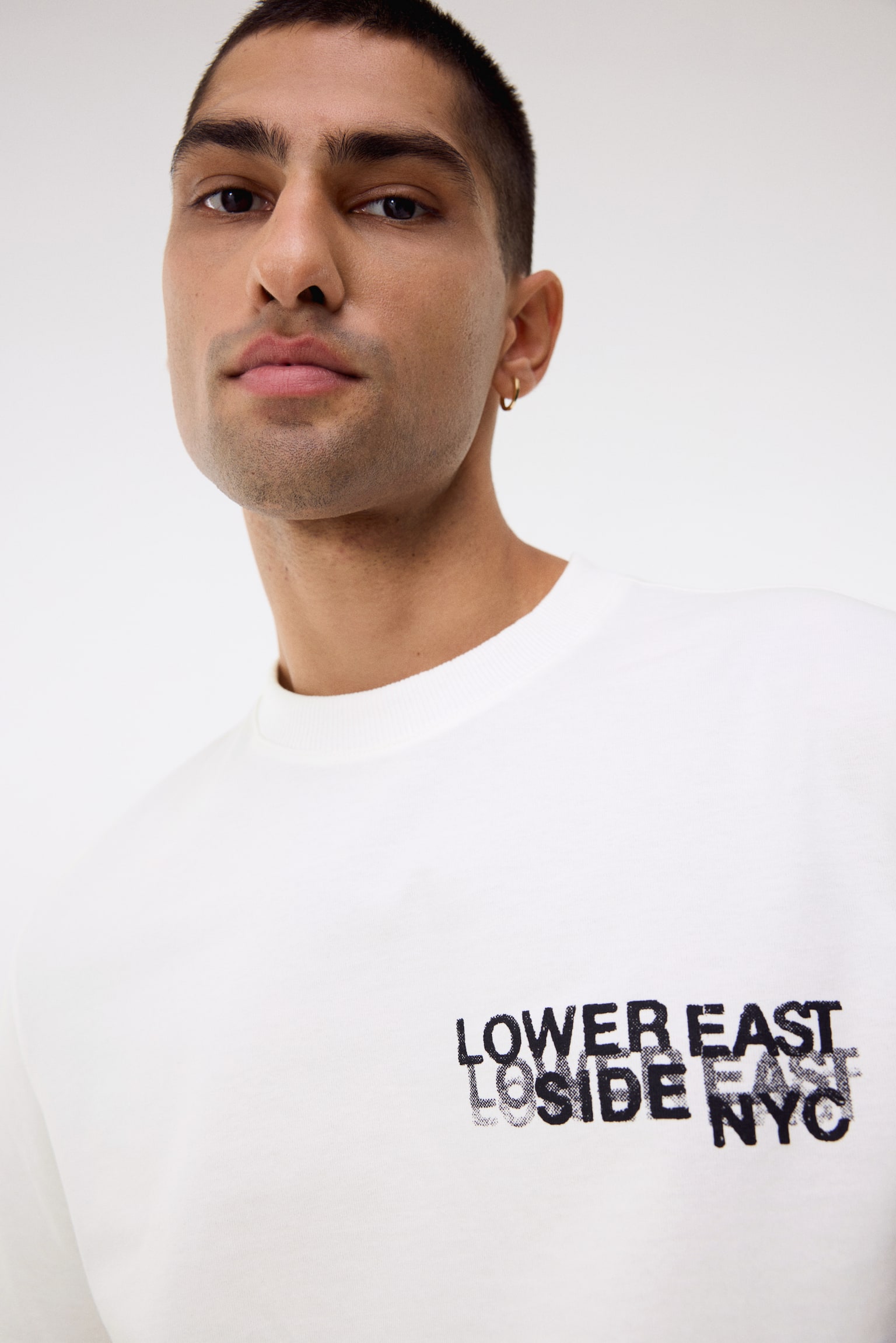 Áo thun cotton in hình Regular Fit - Màu trắng/Lower East Side/Màu nâu/Sunset/Màu xám đậm/Canal & Bowery - 5