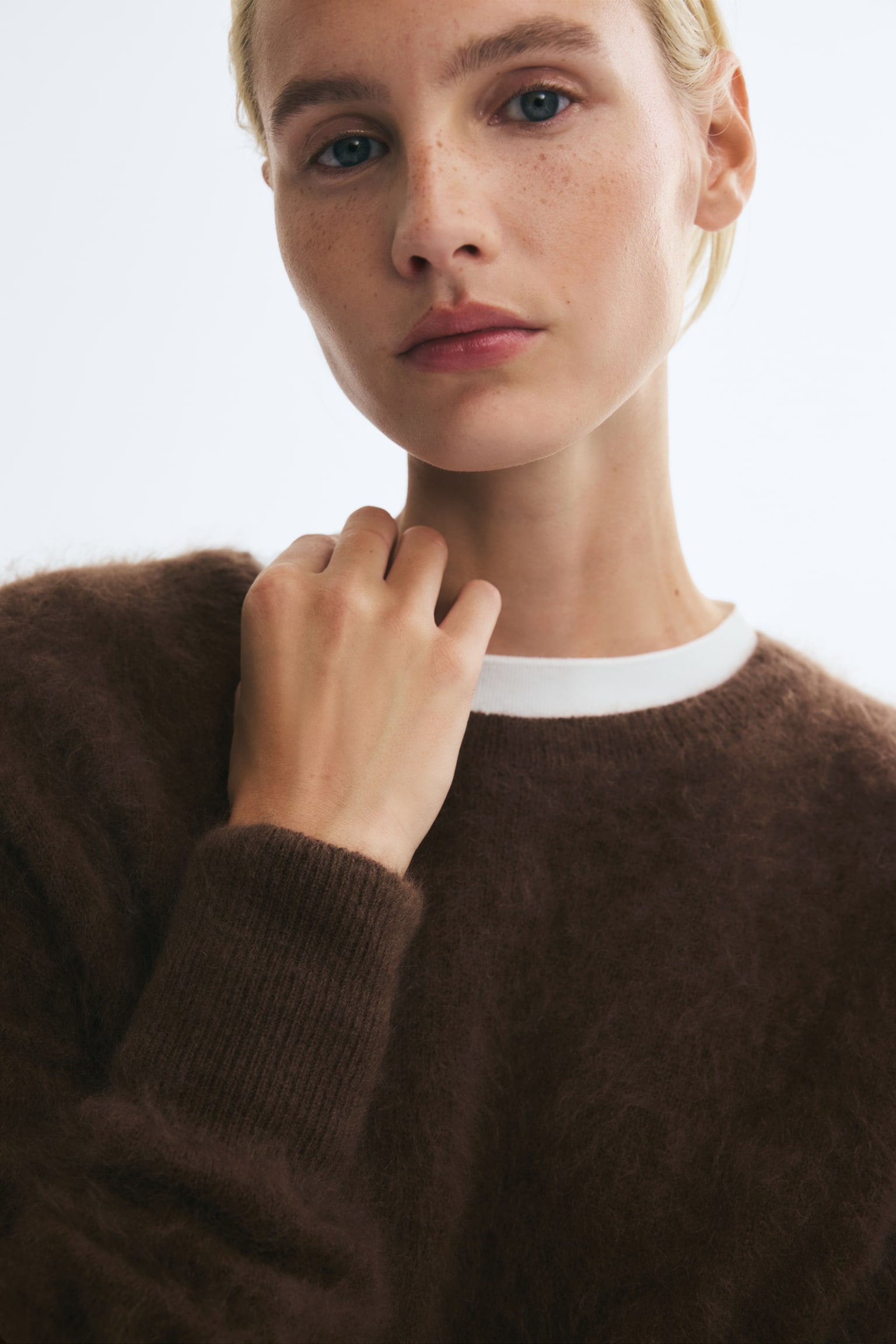 Женский свитер H&M Wool, цвет: Коричневый — фото 4