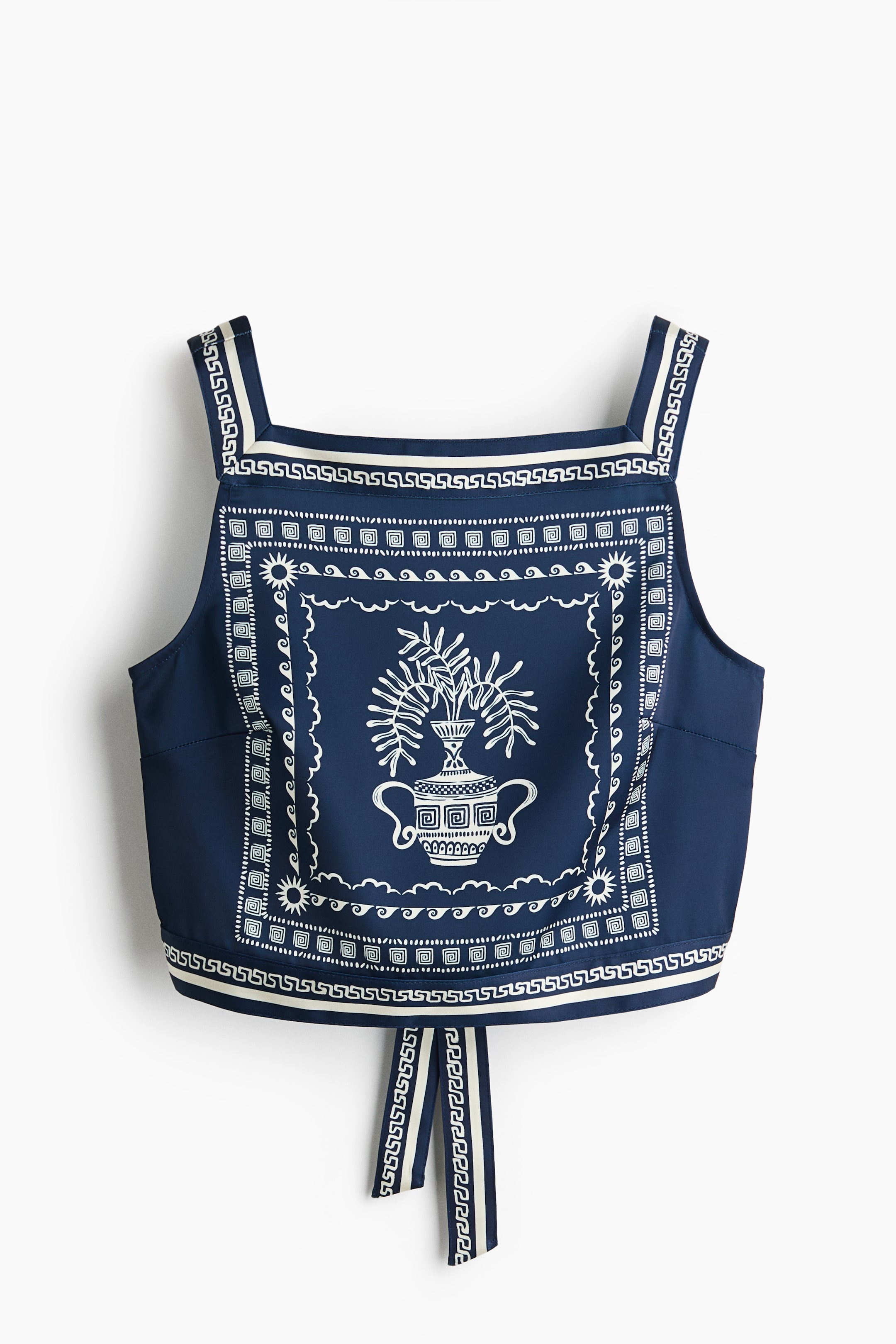 Printed Crop Top