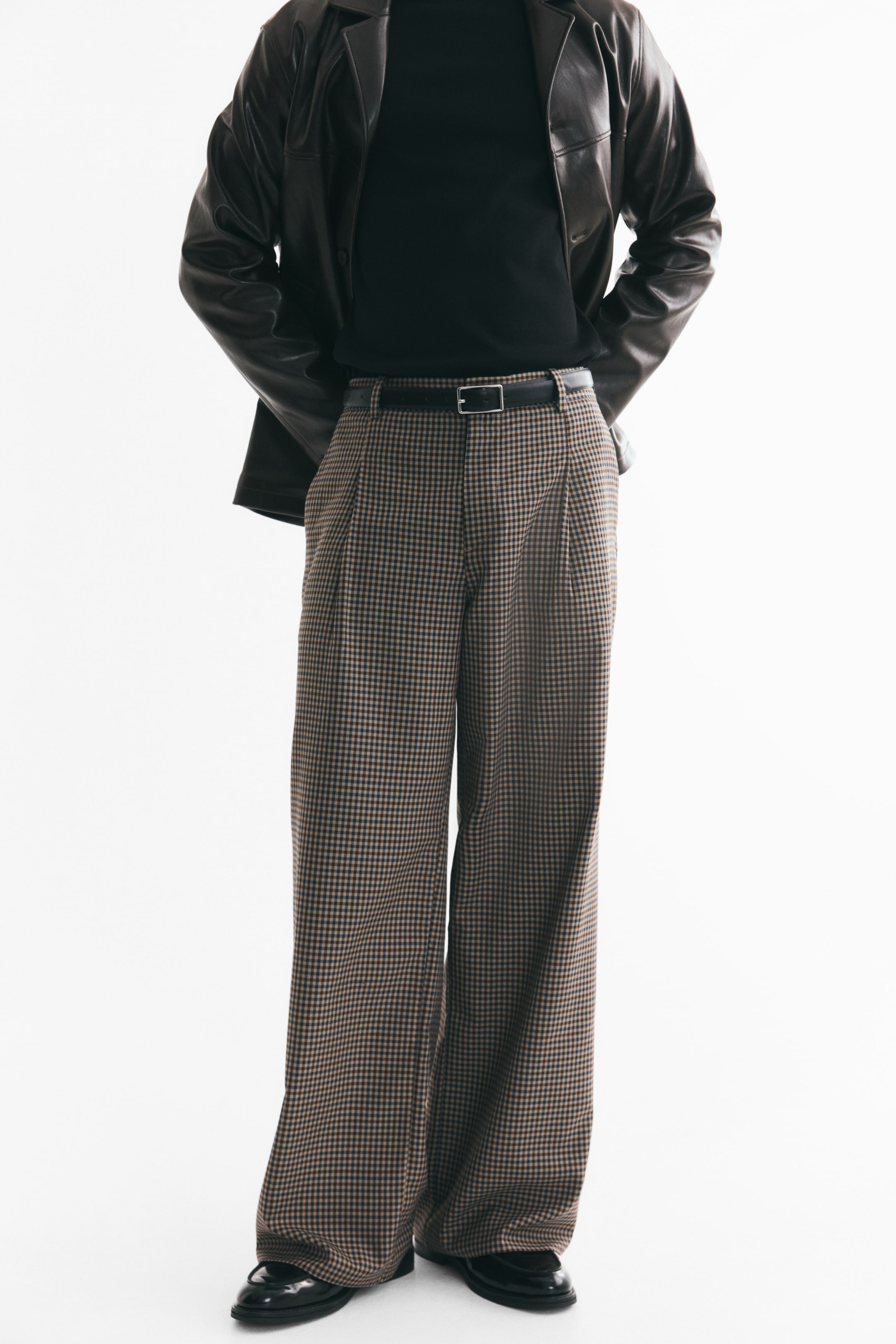 Oversized Wide-Leg Tailored Pants