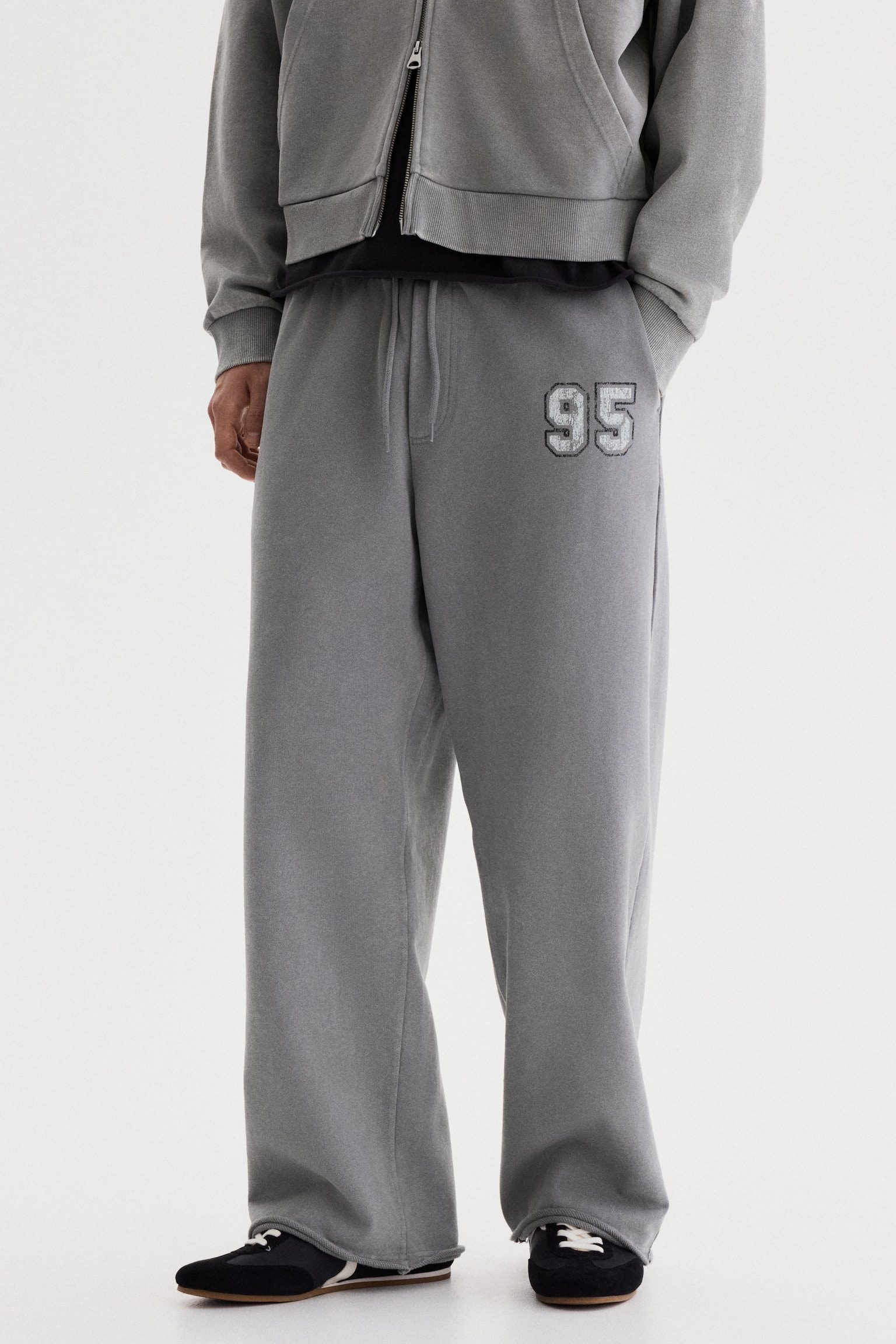 Relaxed-Fit Sweatpants - Dusty gray/95 - 4