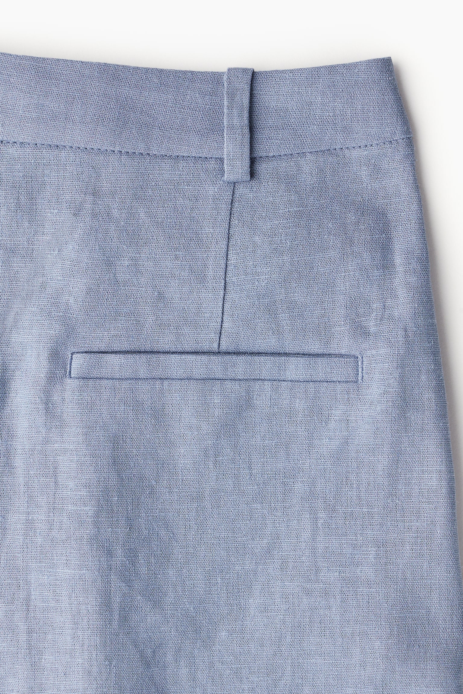Linen-blend shorts - Dusty blue/White/Beige/Black - 3