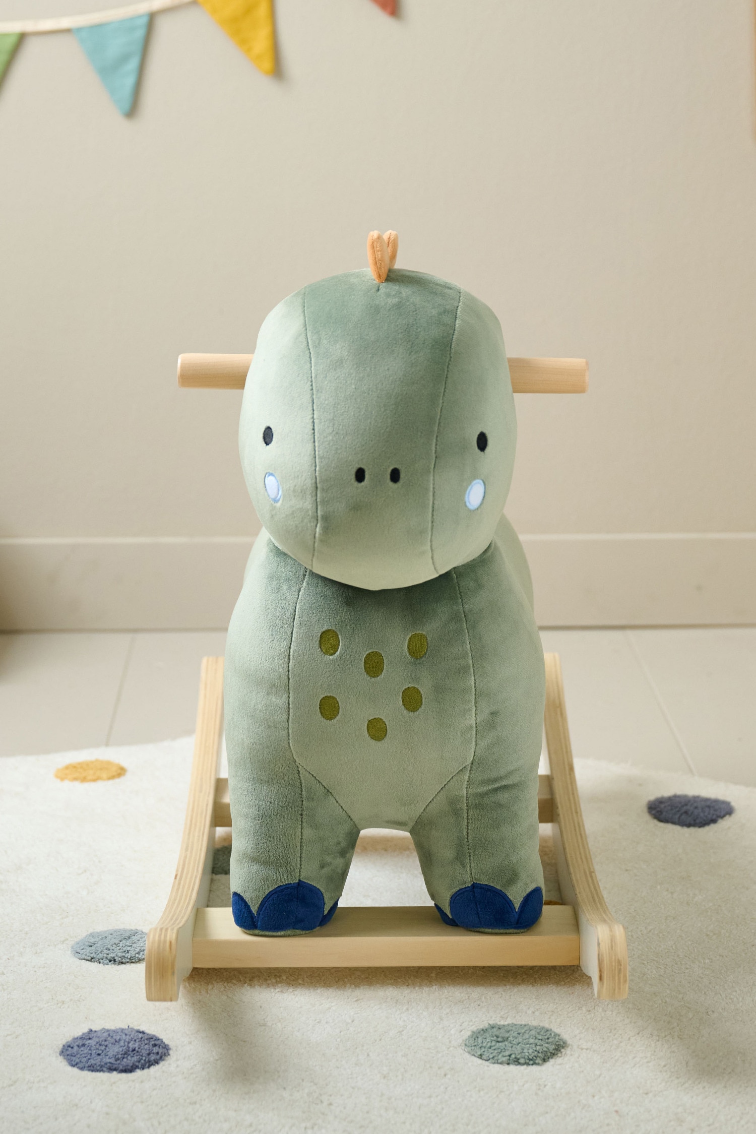 Schaukeltier - Dino - Grun