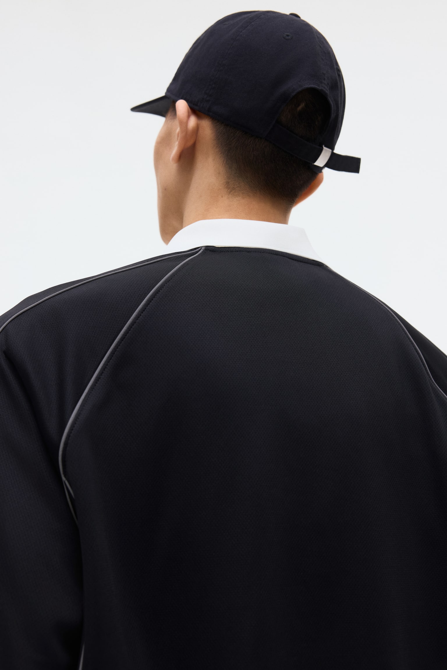 Loose Fit Printed polo shirt - Black/Honda - 5