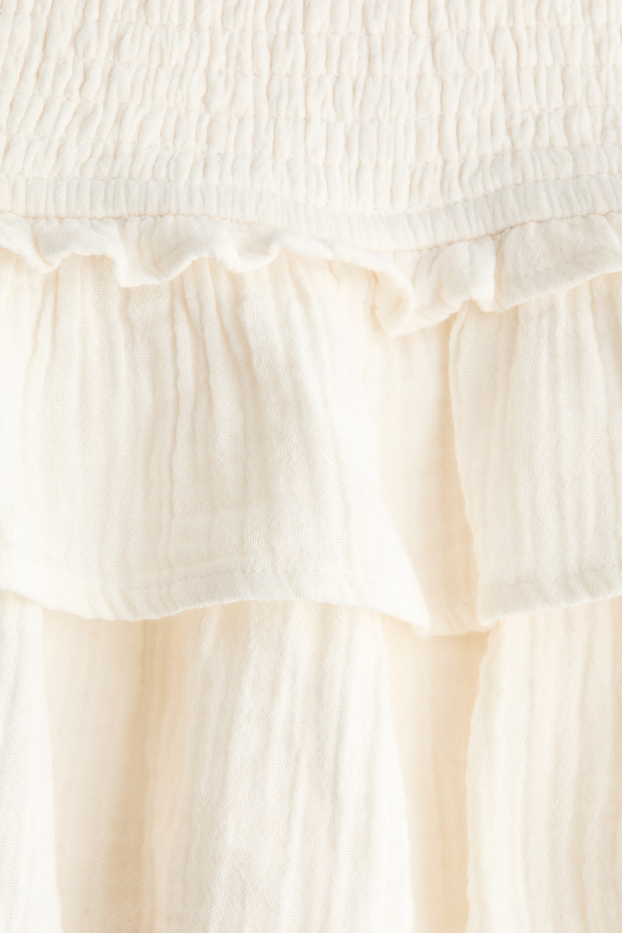 Tiered Viscose Mini Skirt - image 2