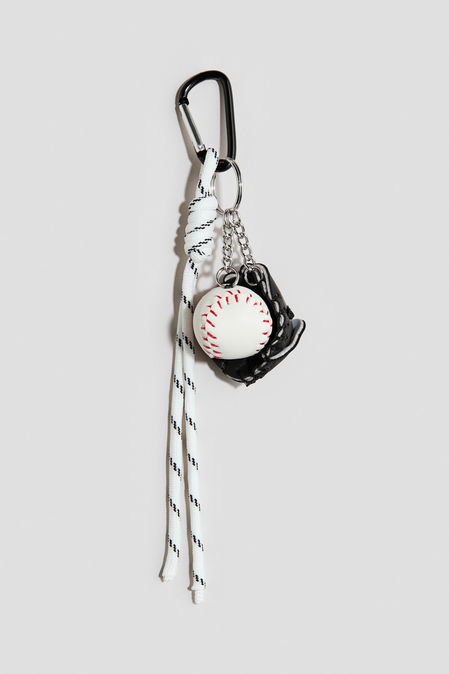 Charm para bolso - Blanco/Baseball
