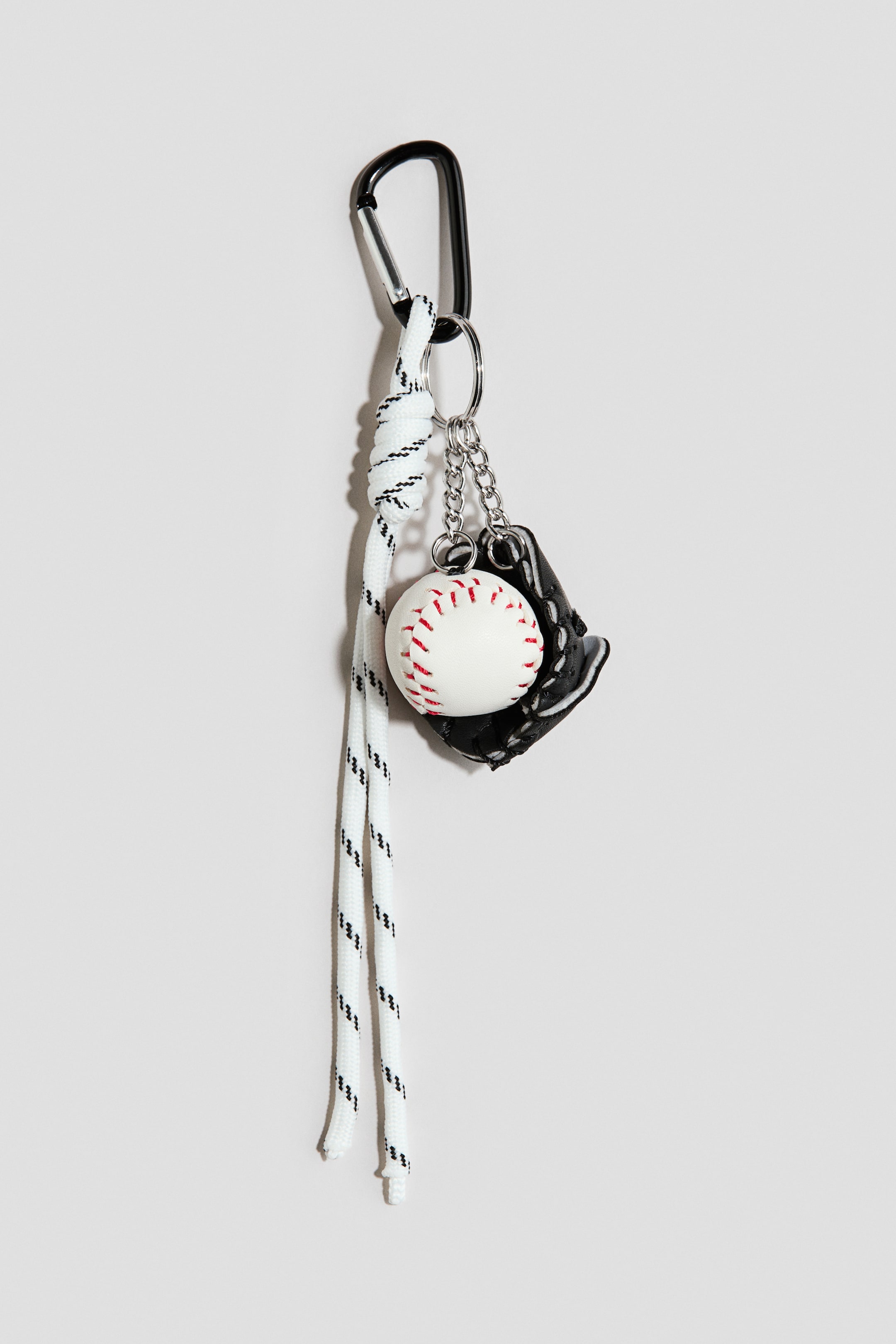 View larger image: Bag charm - White/Baseball - Kids | H&M MY 1