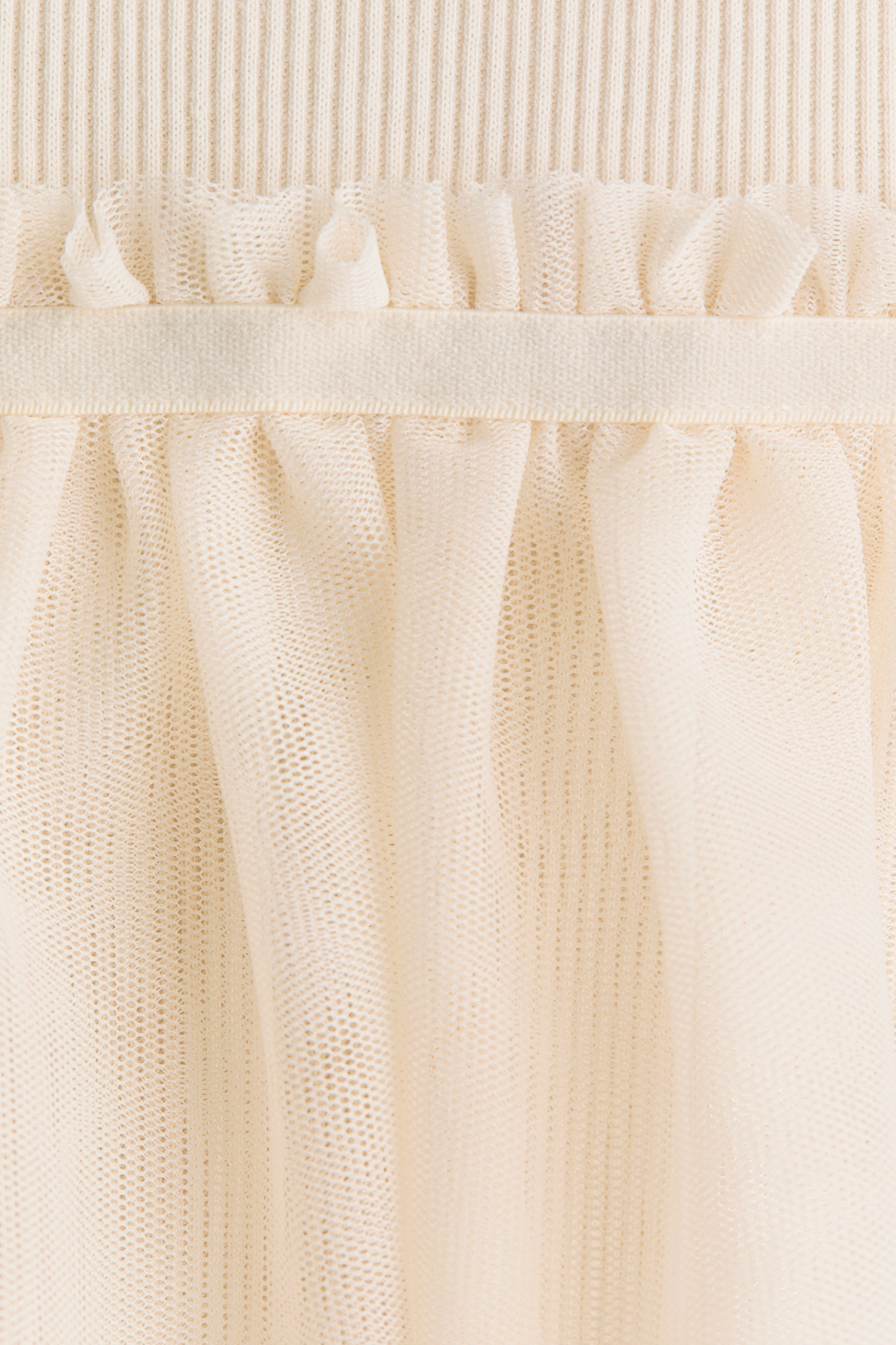 Bodysuit Dress with Tulle Skirt